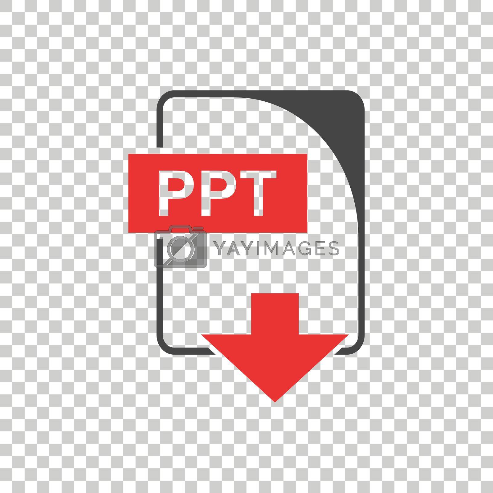 Royalty free image of PPT Icon vector flat by LysenkoA