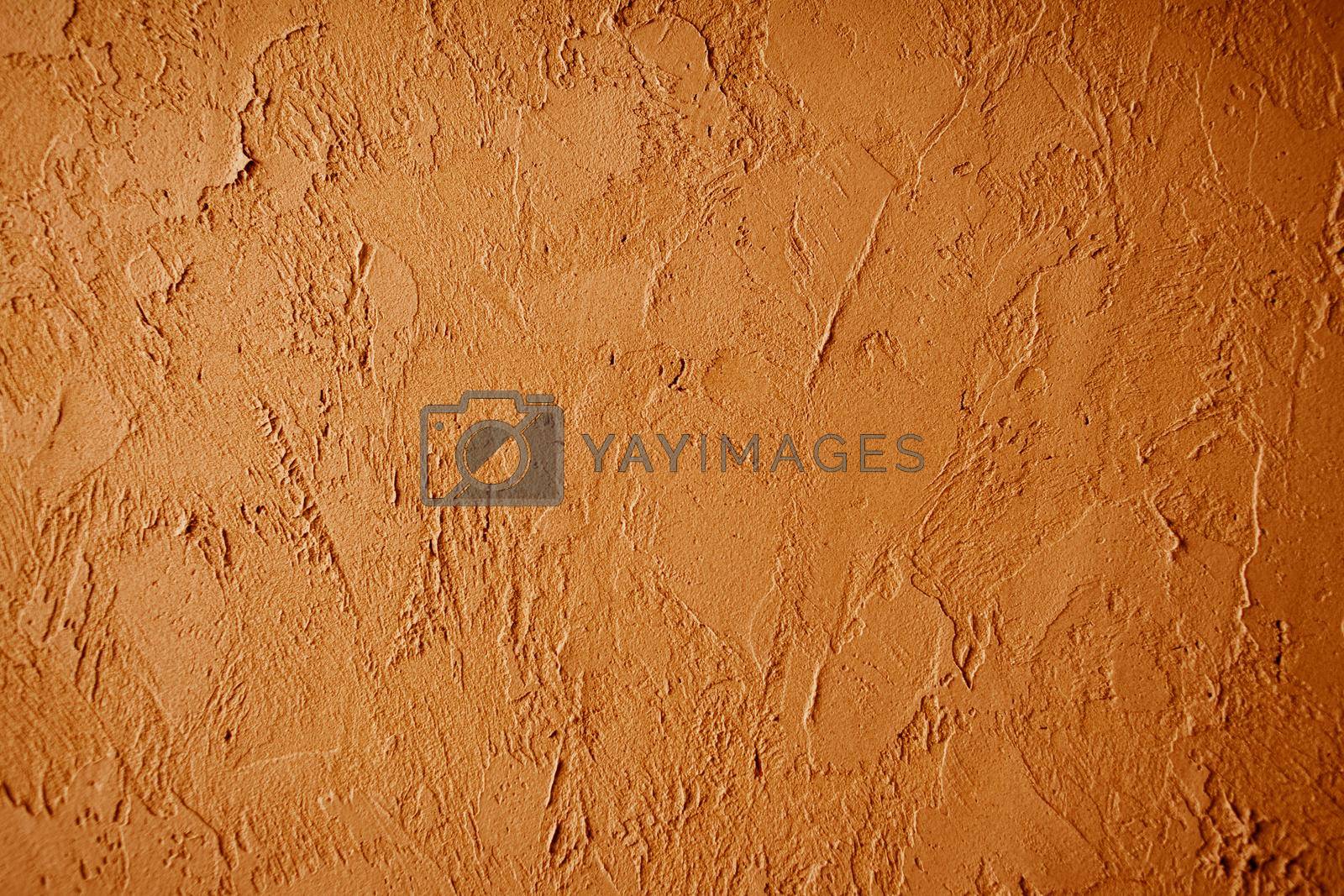 Brown texture decorative Venetian stucco for backgrounds.