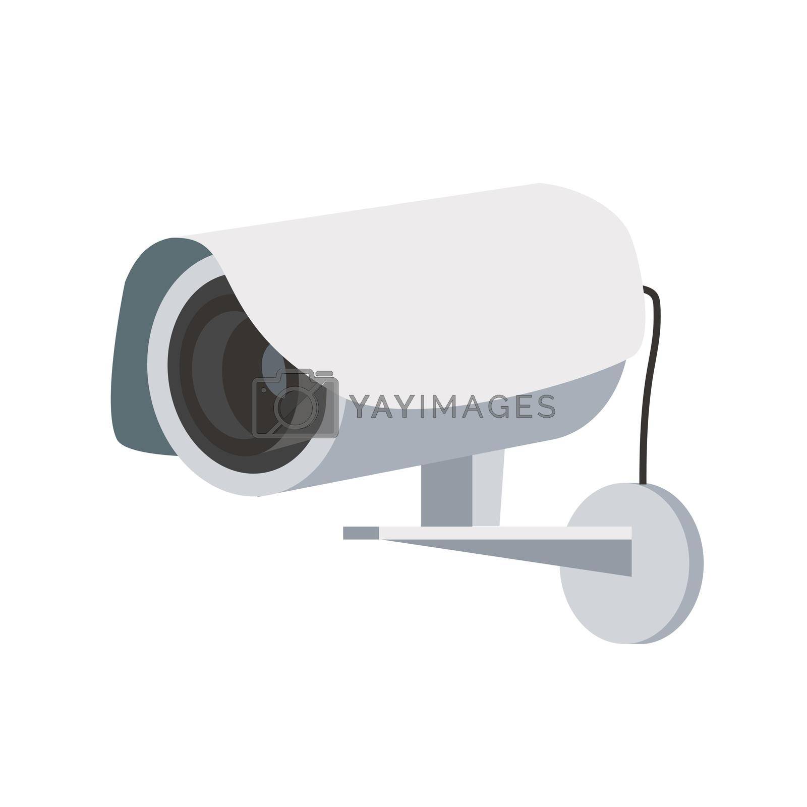 Royalty free image of hanging CCTV Security camera  Icon  by focus_bell