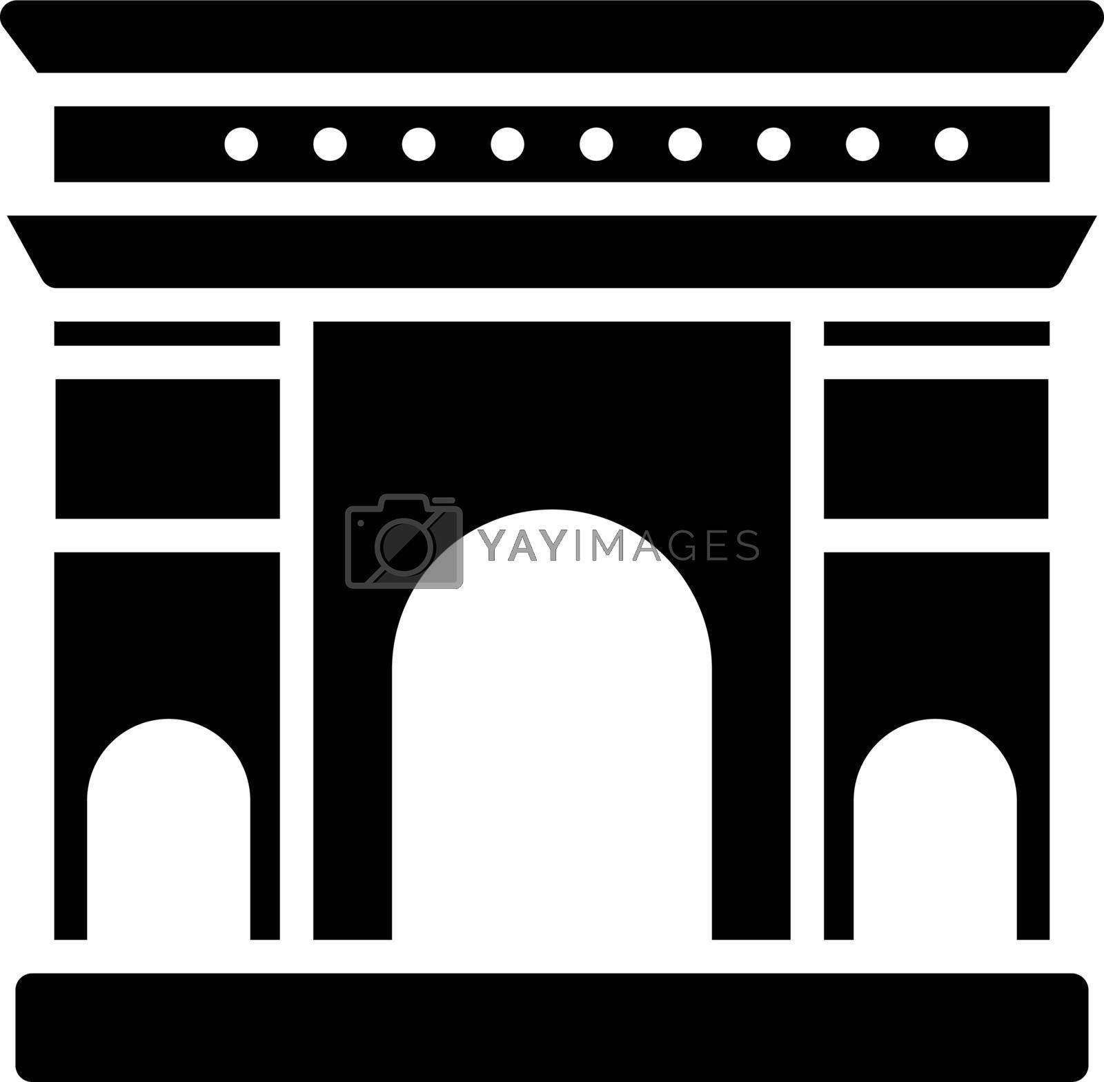 Royalty free image of delhi gate by FlaticonsDesign