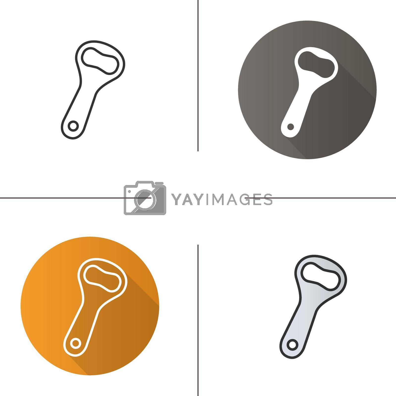 Royalty free image of Bottle opener icon by bsd
