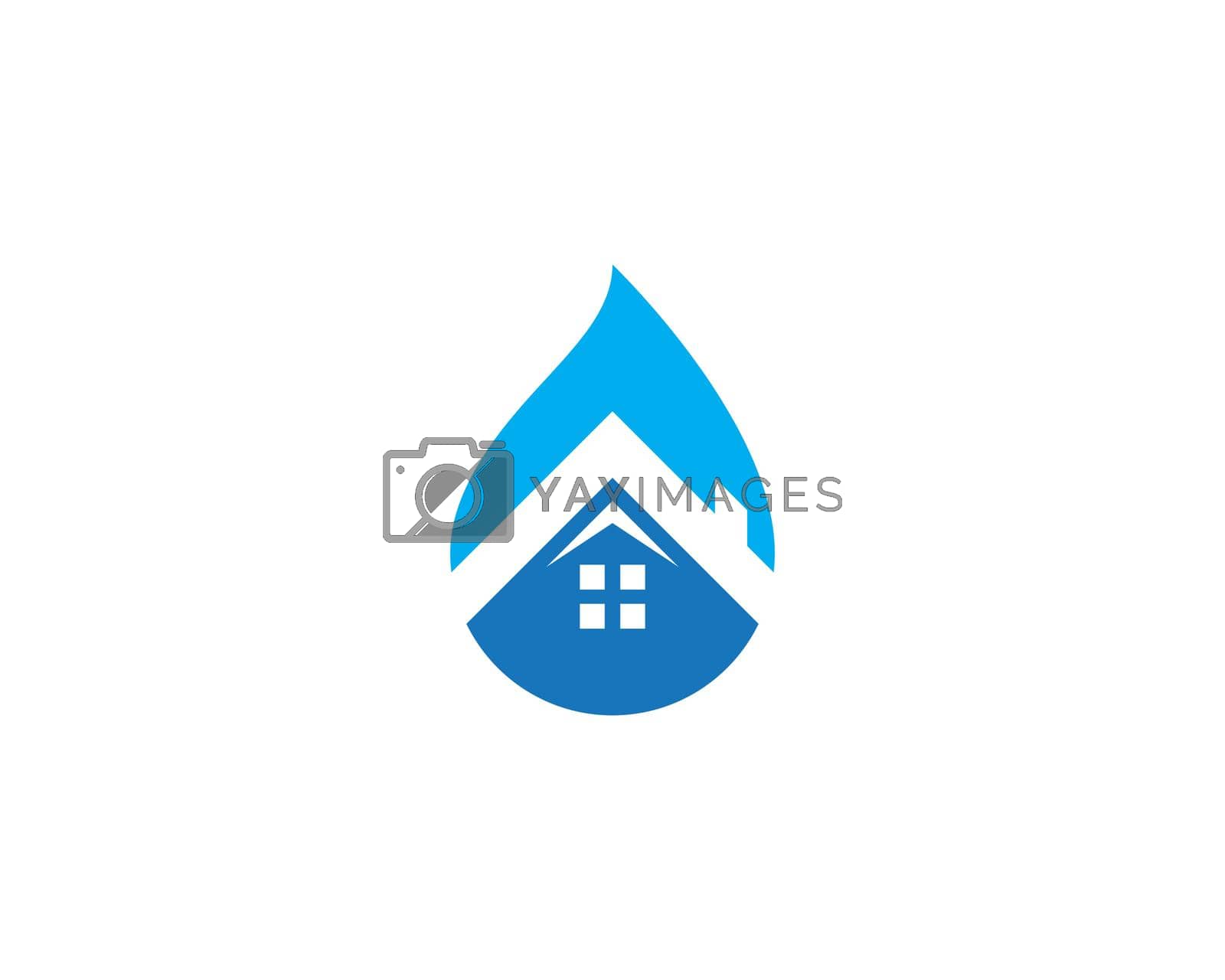 Royalty free image of Water drop illustration logo by awk