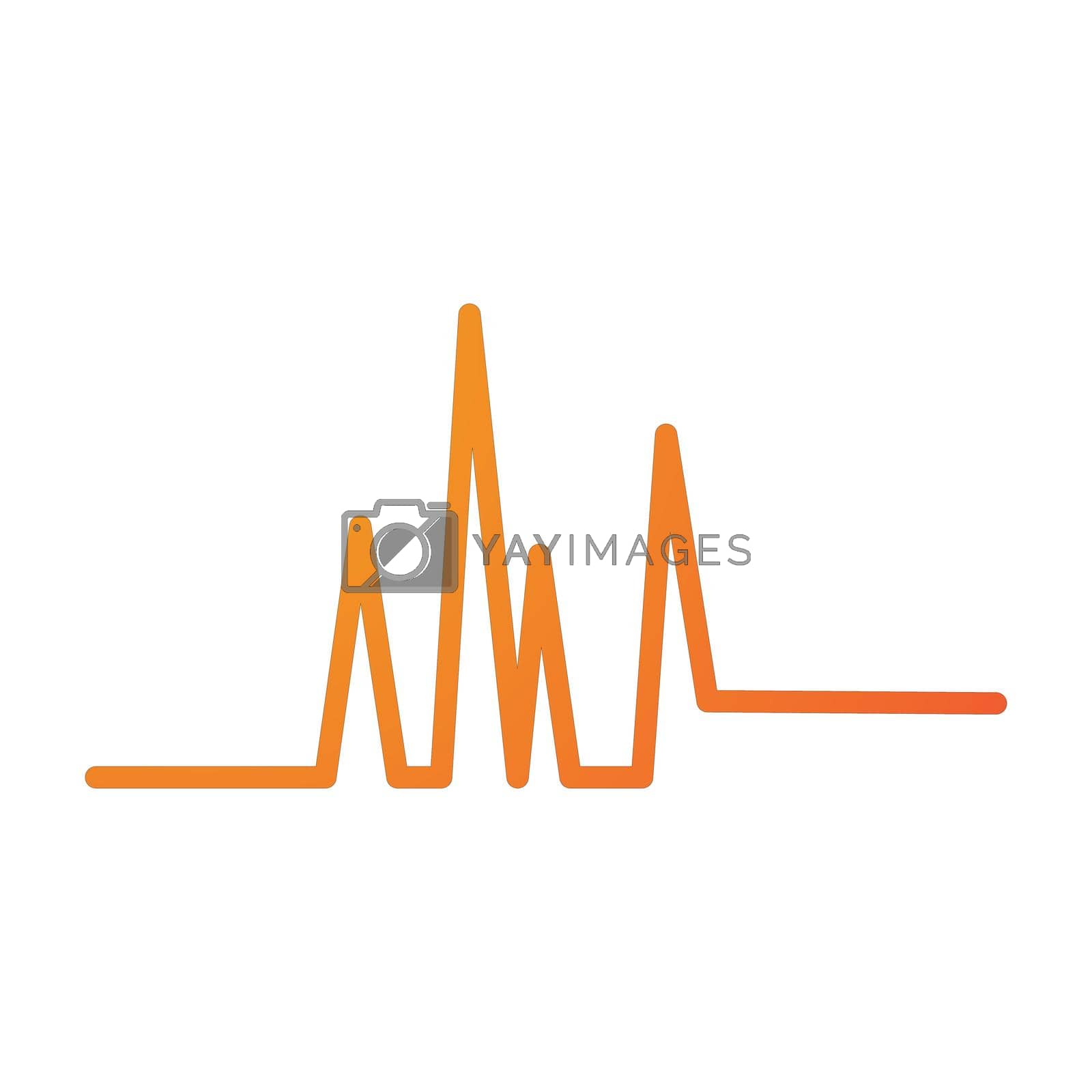 Royalty free image of sound wave music logo by awk