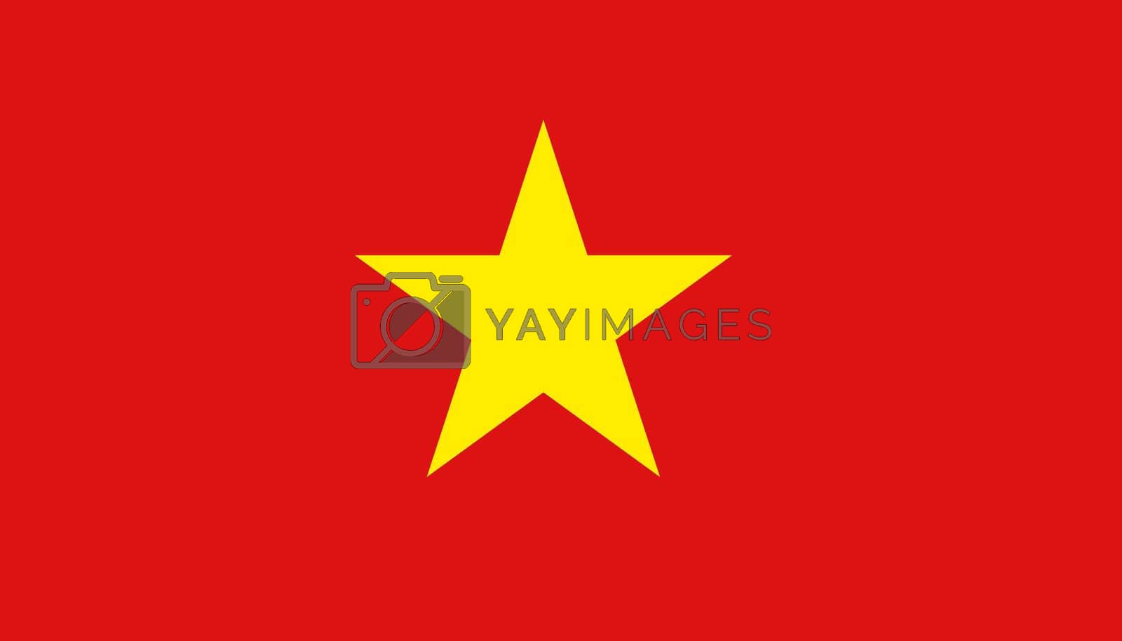 Royalty free image of Vietnam flag icon in flat style. National sign vector illustration. Politic business concept. by LysenkoA