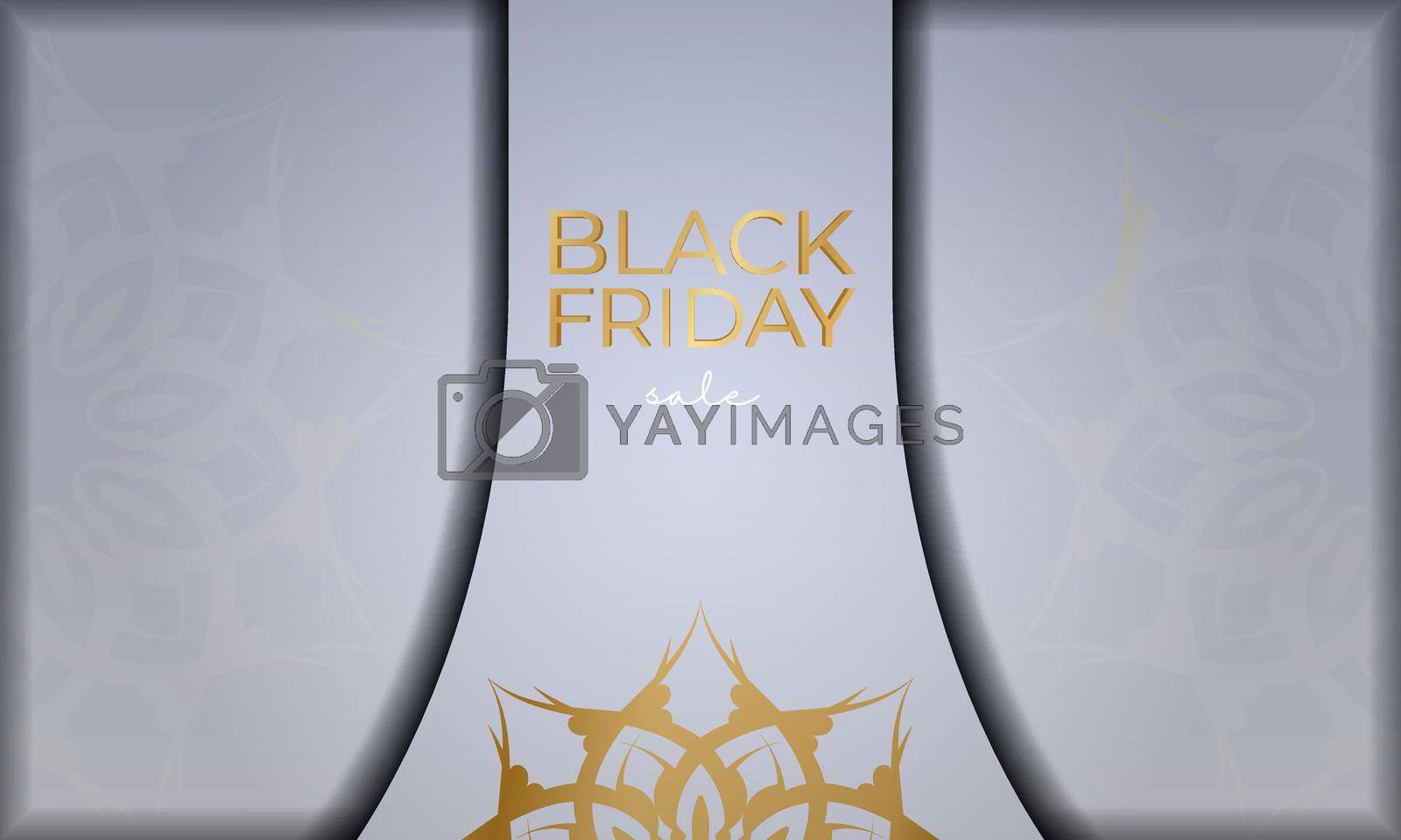 Celebration Baner Black Friday Sale Beige Luxury Ornament