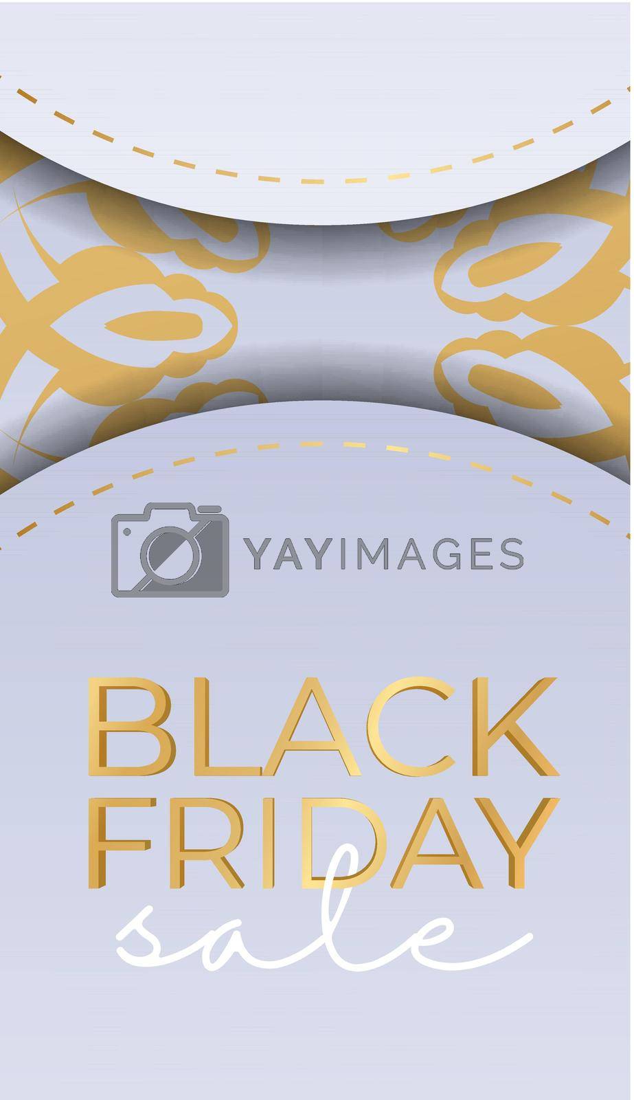 Beige Greek Ornament Black Friday Sale Celebration Poster