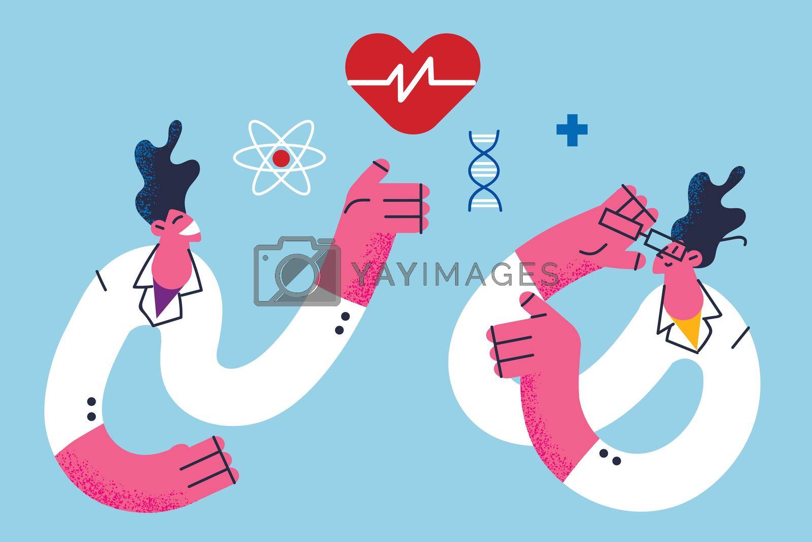 Royalty free image of Medical research and science concept by Vasilyeu