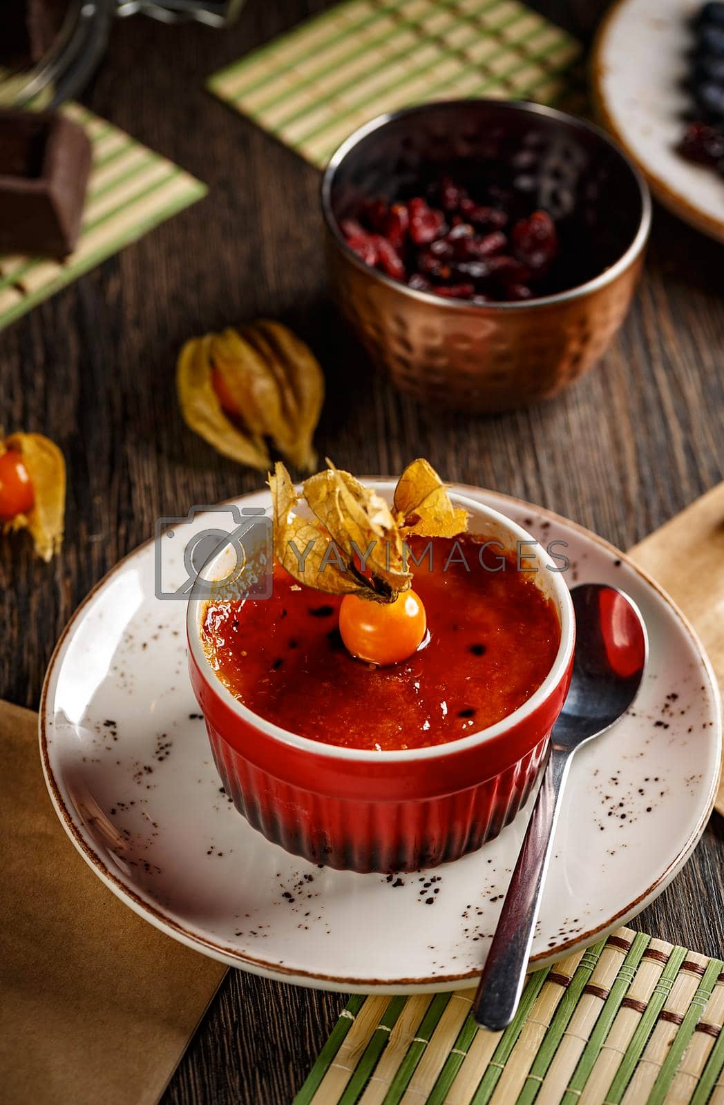 Royalty free image of Tasty cream brulee  by grafvision