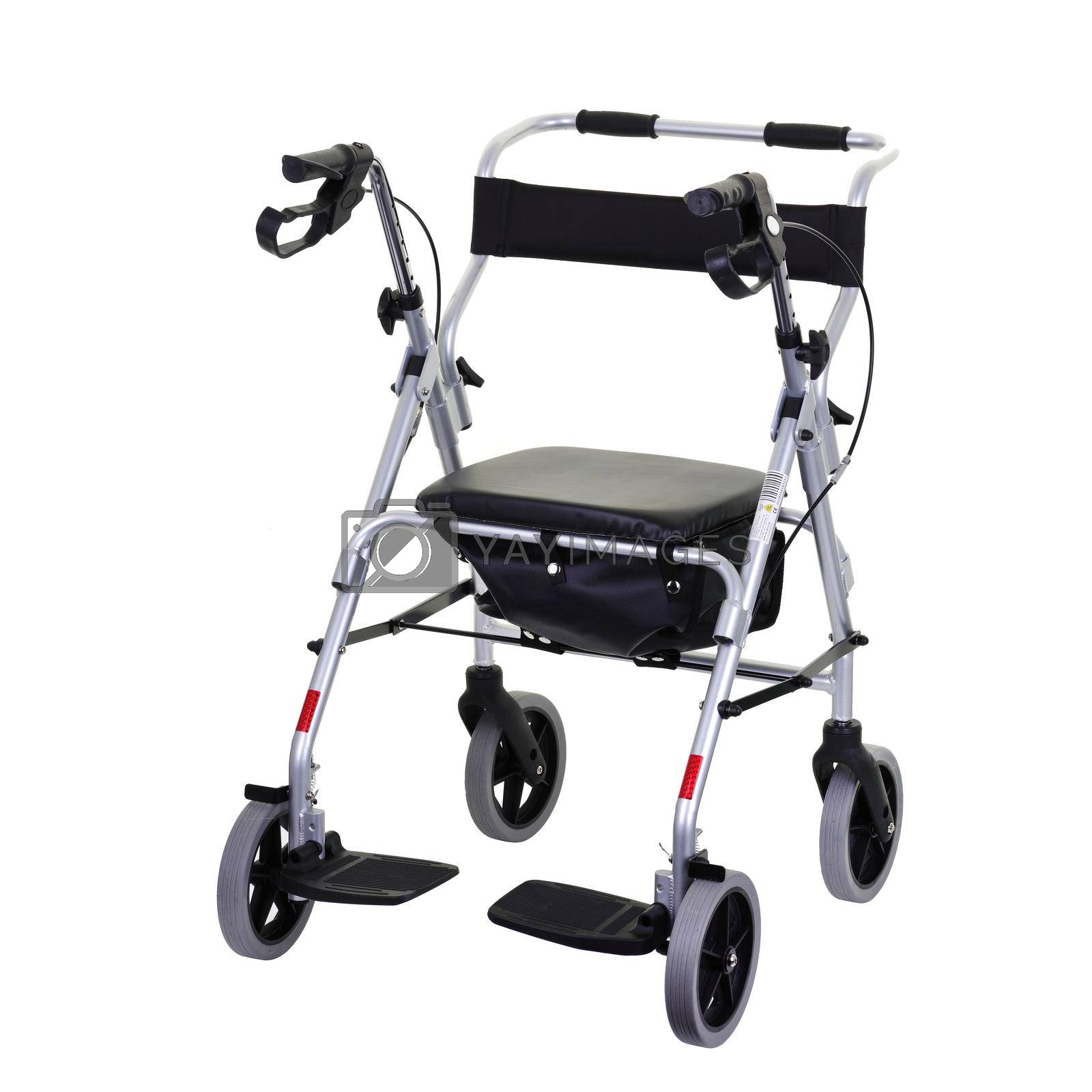 Royalty free image of Combined walker and transit chair for elderly and disabled by VivacityImages