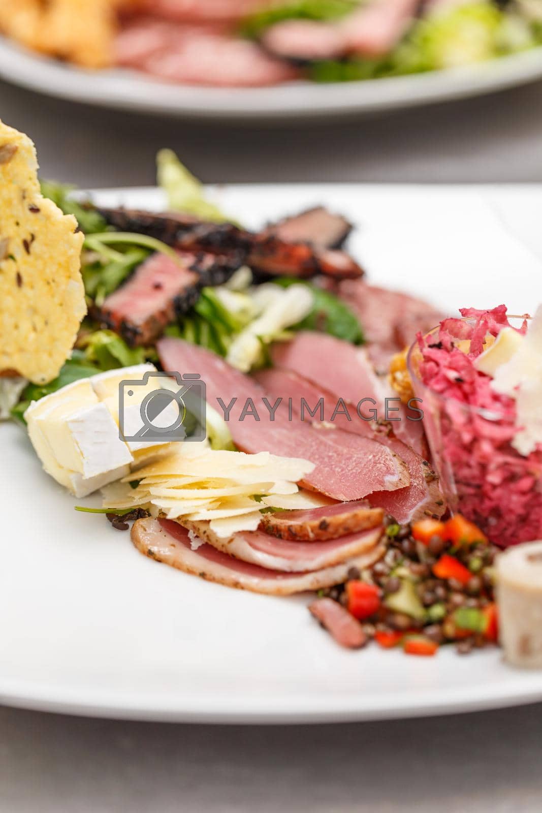Royalty free image of Appetizer served on a plate by grafvision