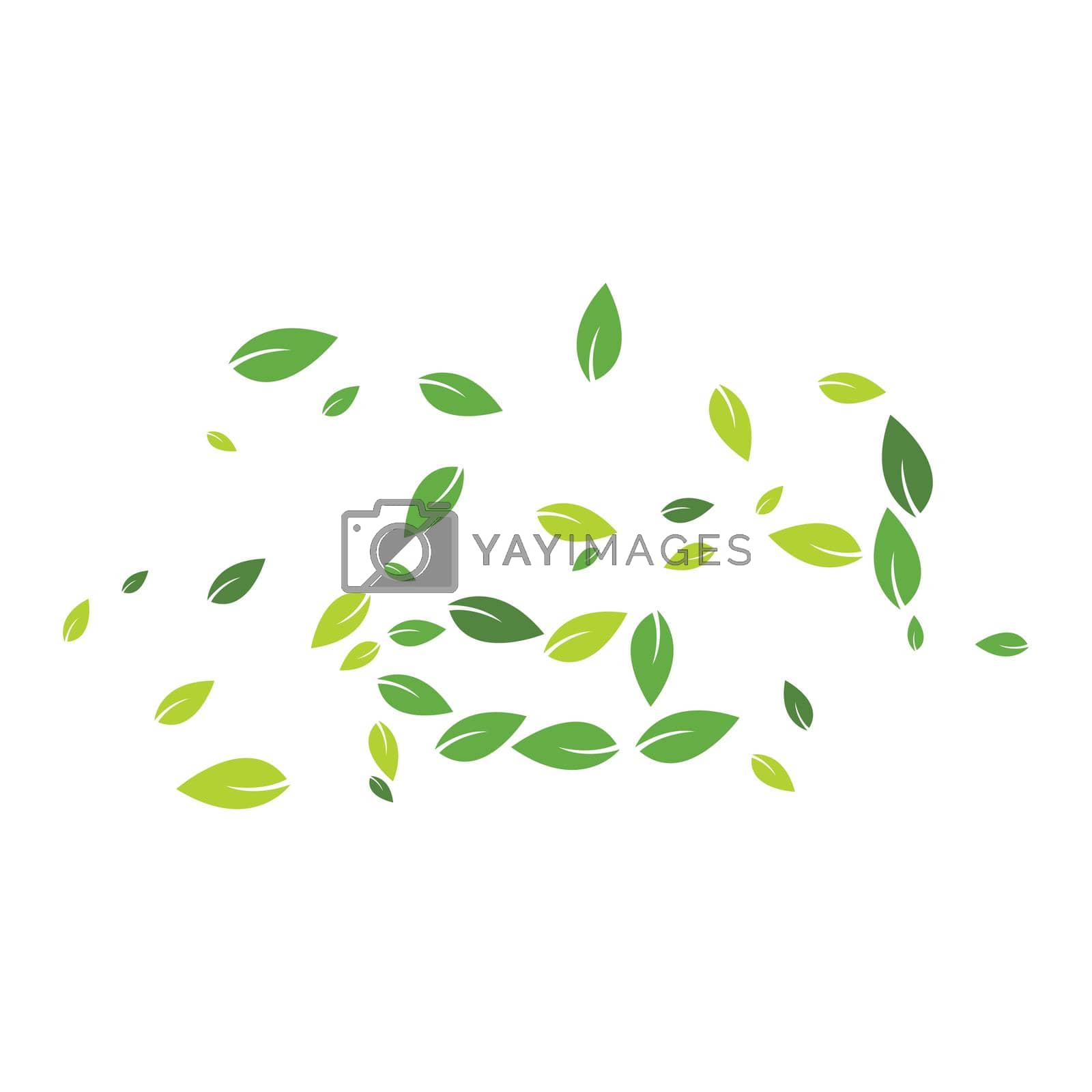 Royalty free image of Green leaves background by awk