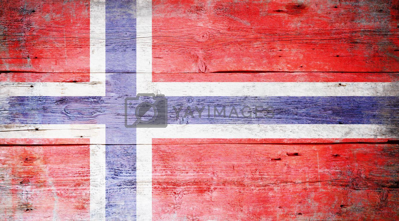 Royalty free image of Flag of Norway by grafvision
