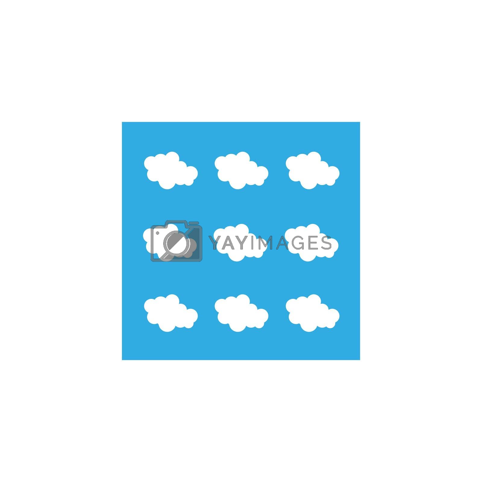 cloud  logo vector template design