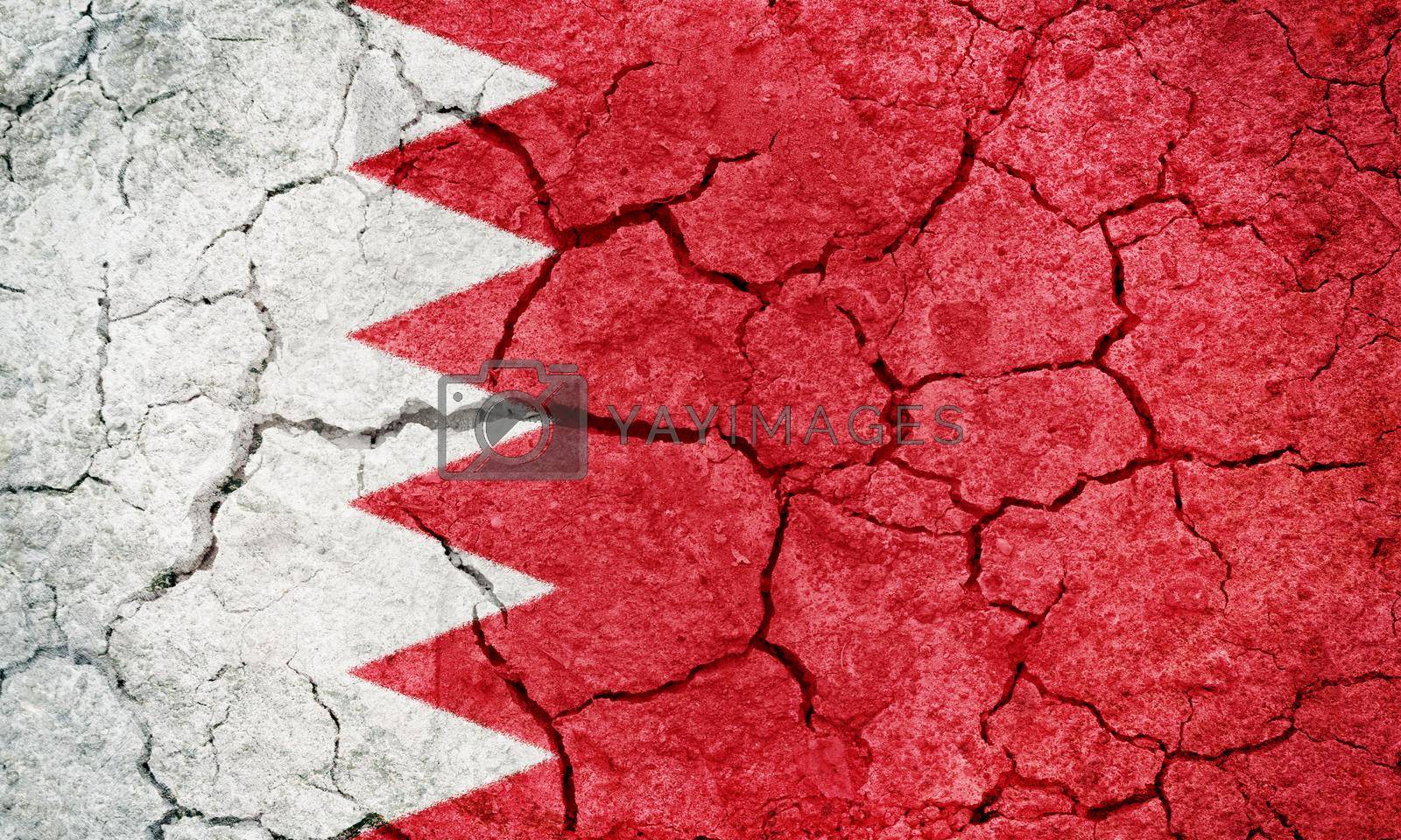 Royalty free image of Kingdom of Bahrain flag by grafvision
