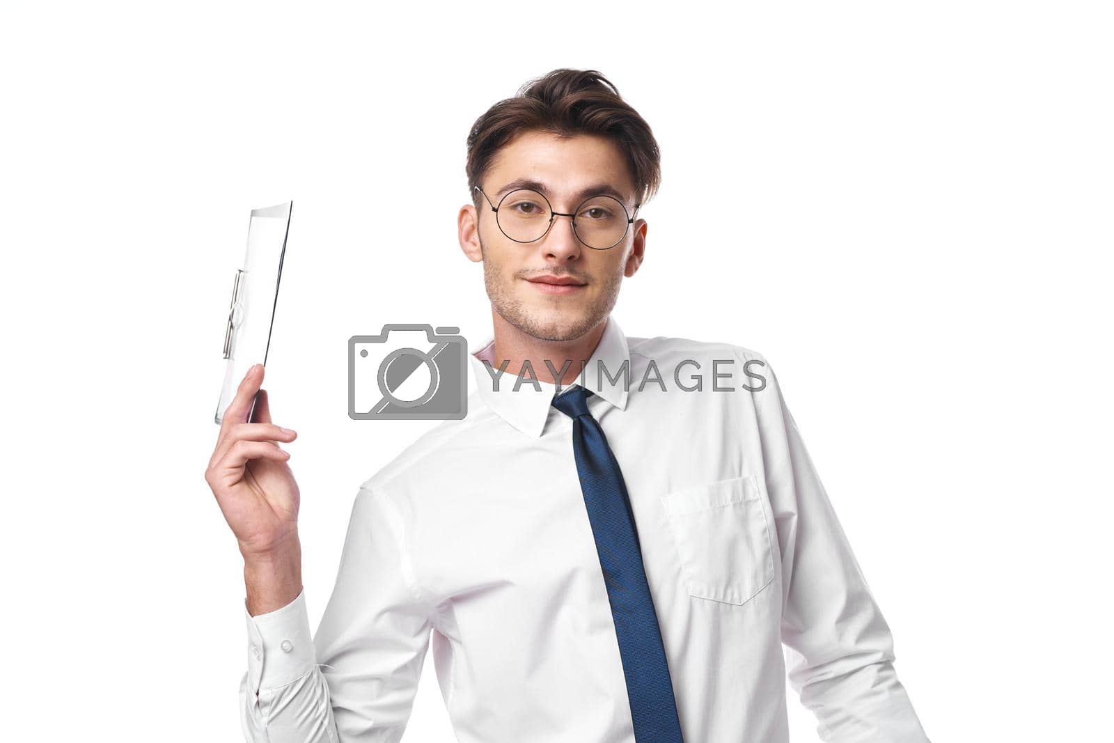 manager phone communication success work office isolated background. High quality photo