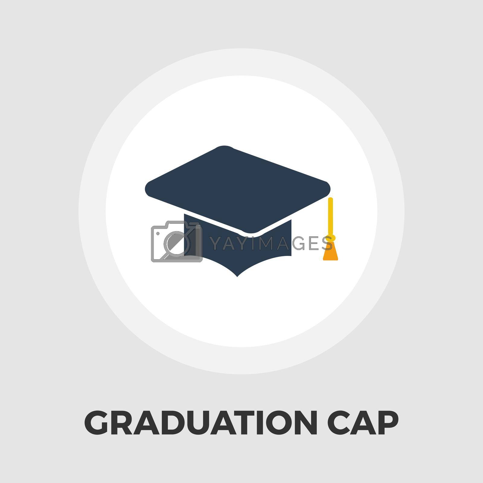 Education icon vector. Flat icon isolated on the white background. Editable EPS file. Vector illustration.