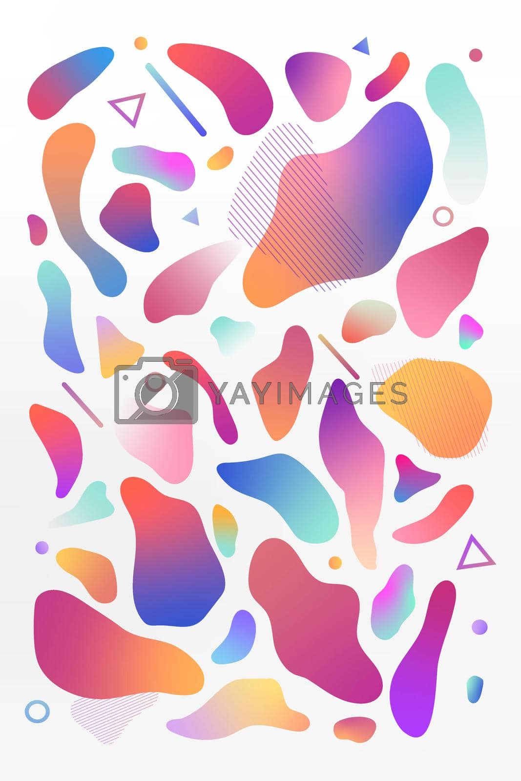 Colorful abstract seamless patterned background vector