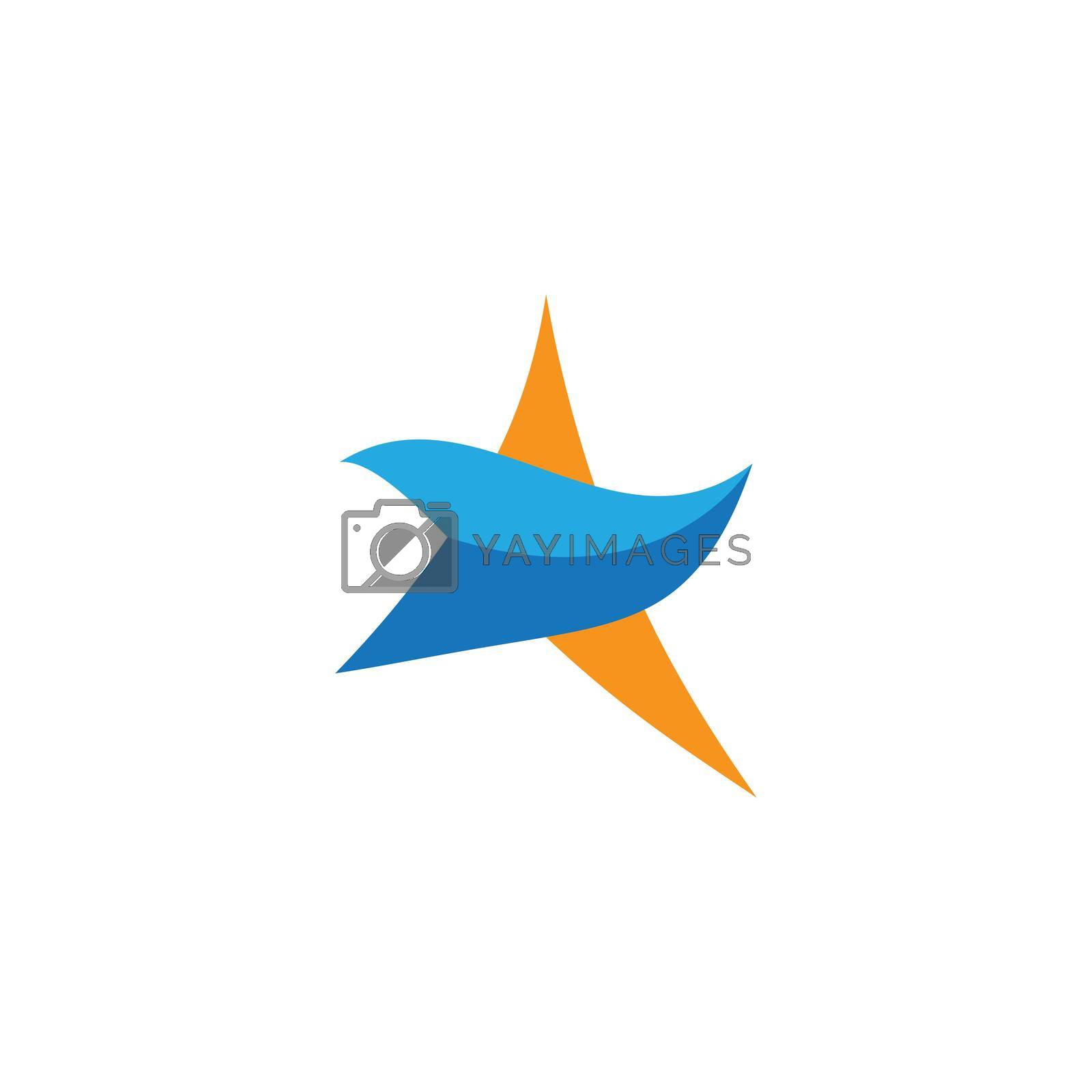 Royalty free image of star logo vector by awk