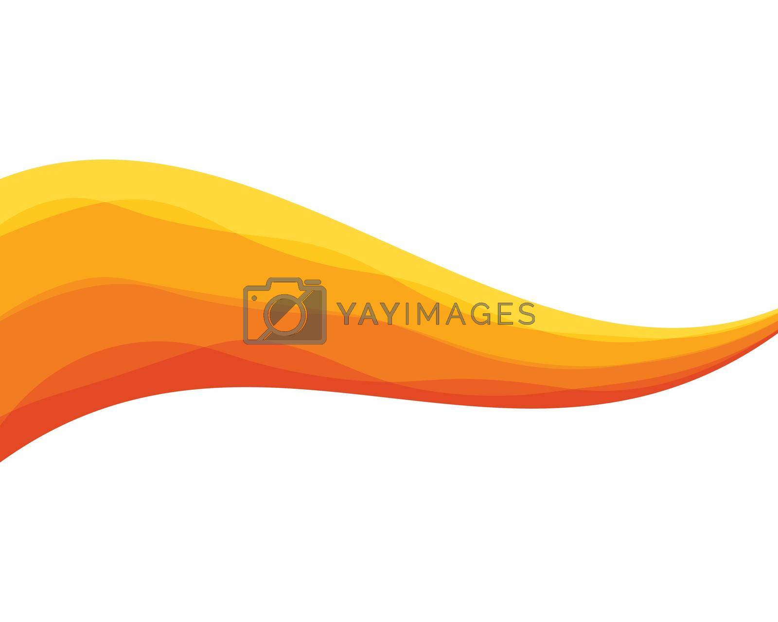 Dynamic texture orange background vector illustration