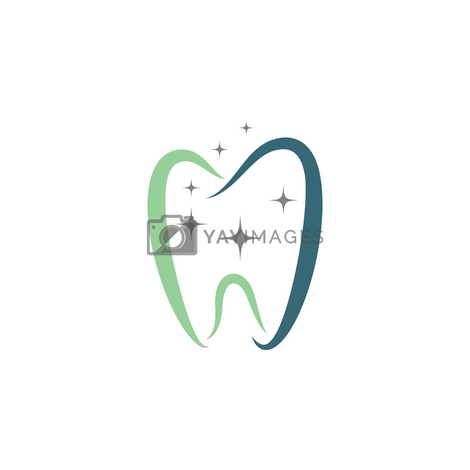 Dental logo vector icon illustration design