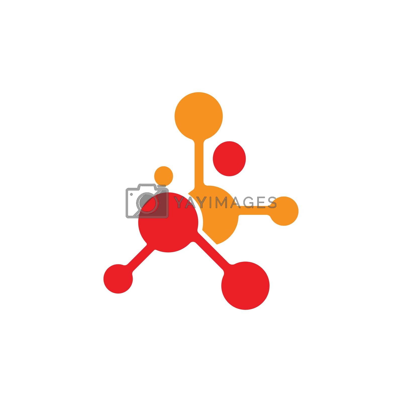 Royalty free image of molecule logo vector by awk