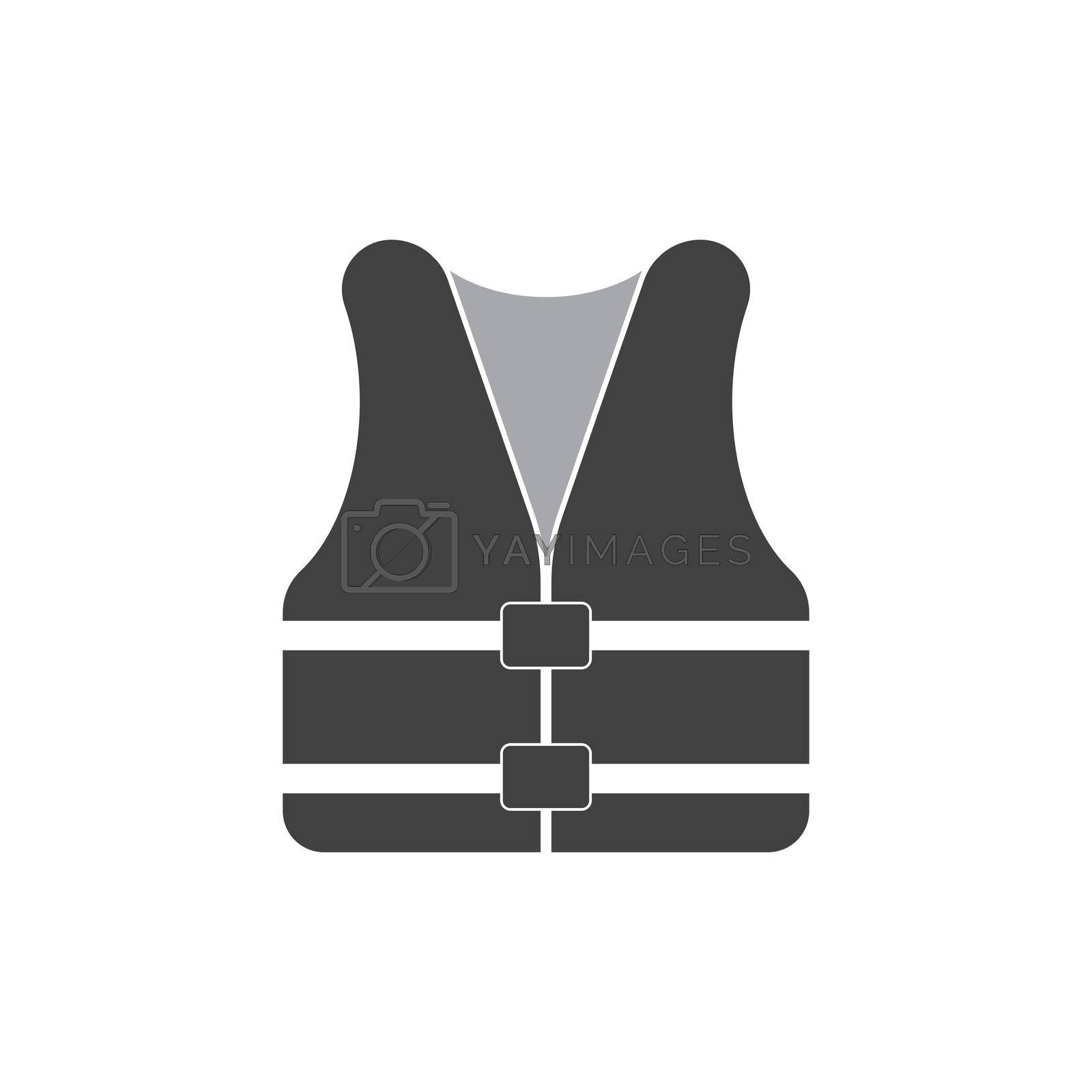 Royalty free image of Life vest icon logo by awk