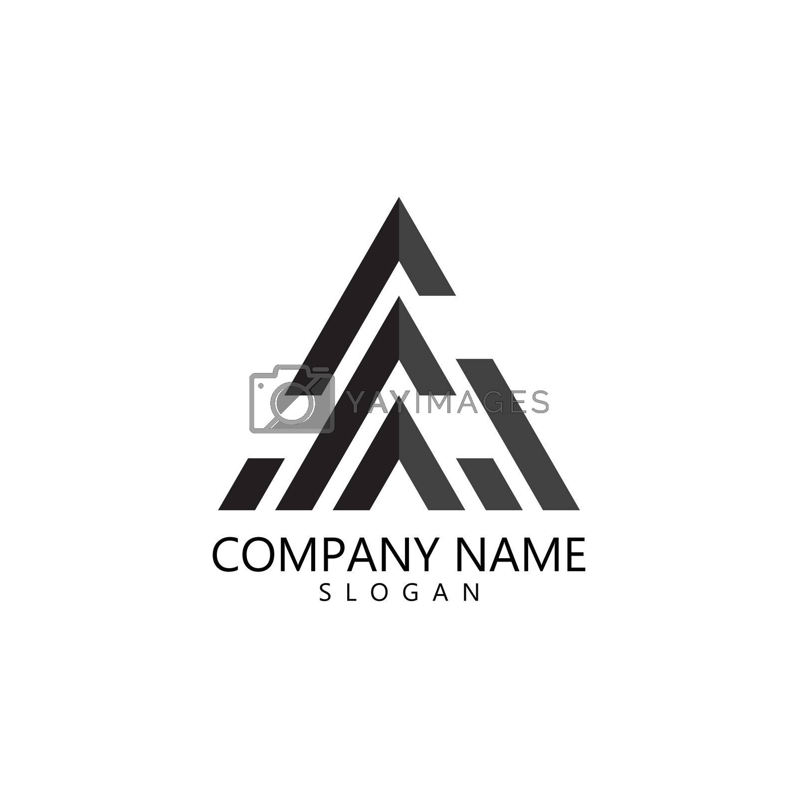 Royalty free image of Pyramid Logo Template by hasan02