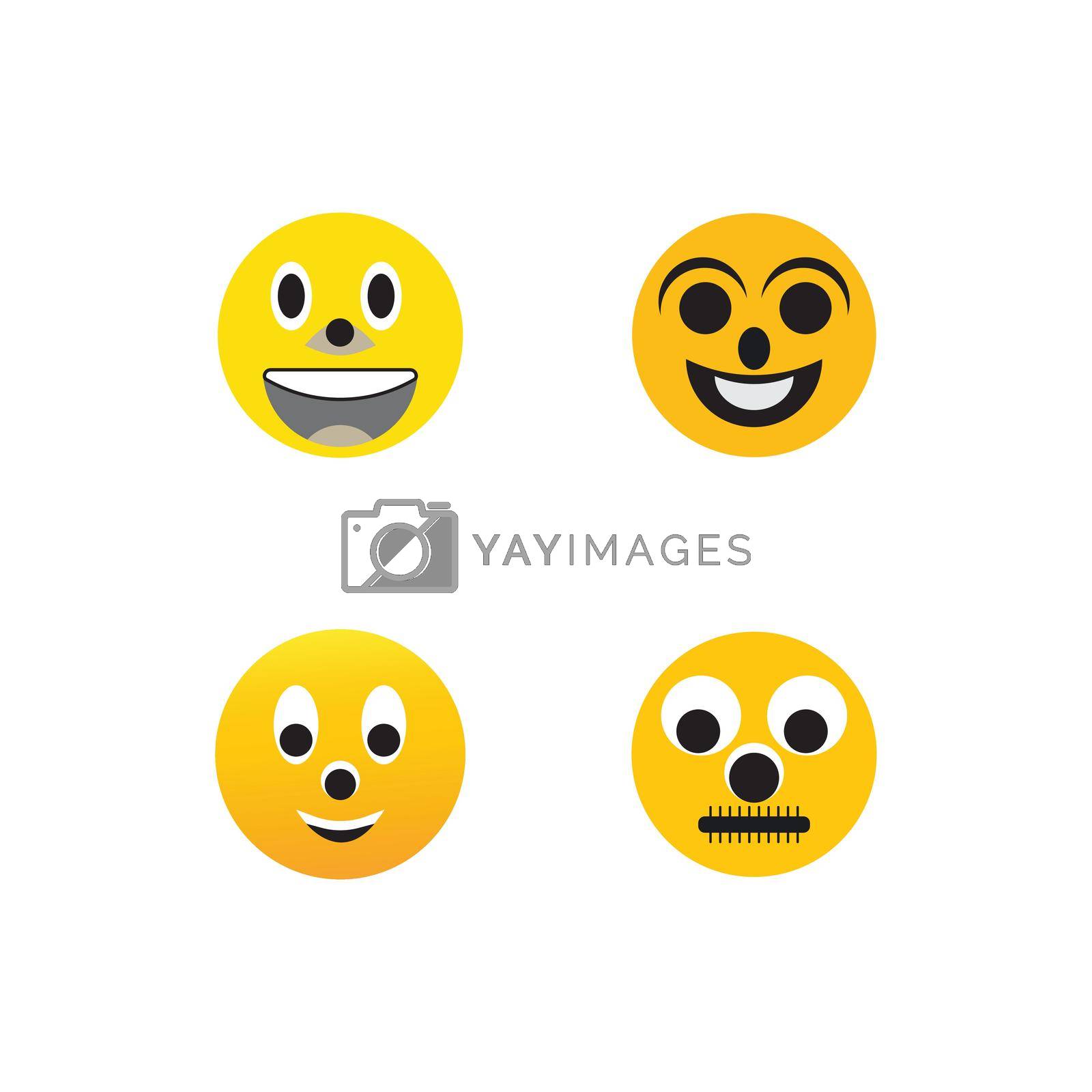 Royalty free image of Emoticon template face by hasan02