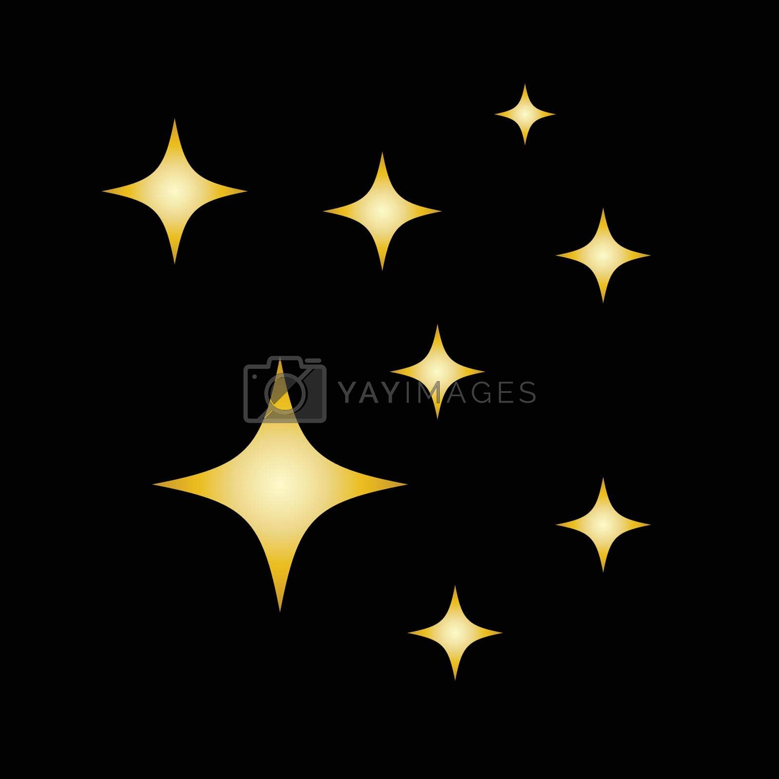 Royalty free image of Star sparkle gold by hasan02