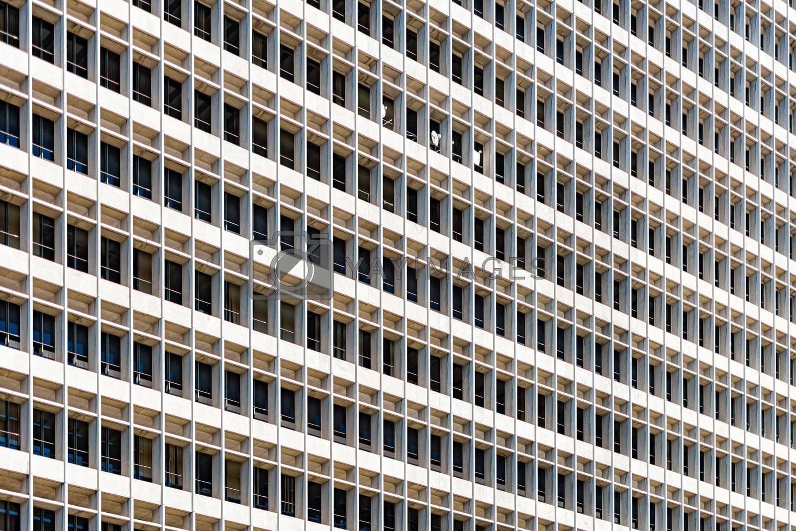 Commercial building abstract, Los Angeles downtown, California, USA