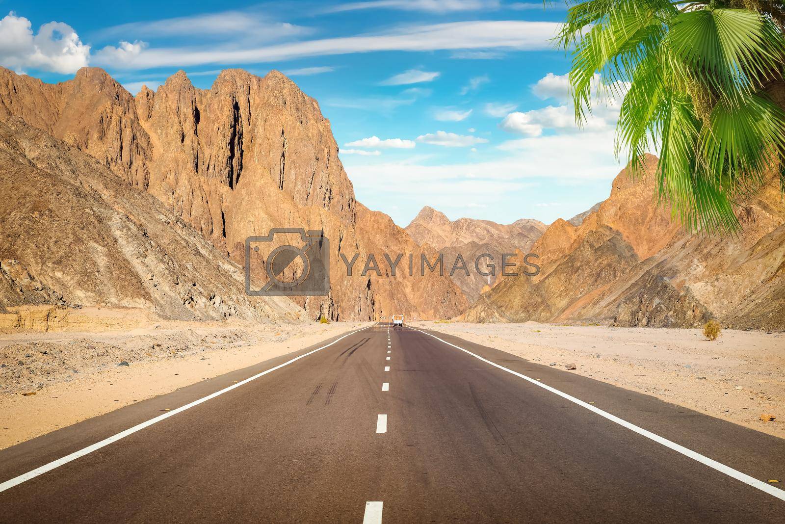 Royalty free image of Desert road in kena by Givaga