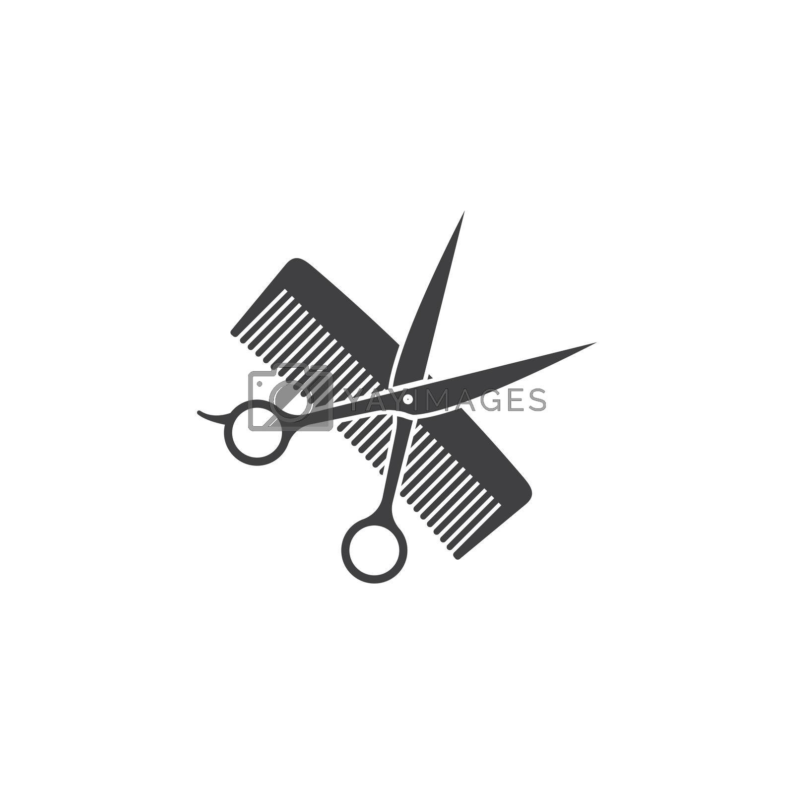 Royalty free image of vintage barber shop logo by awk
