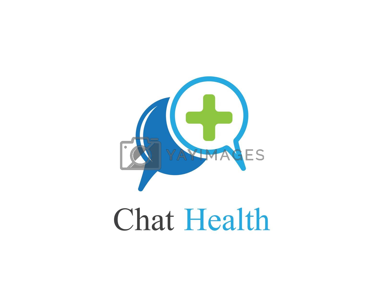 Royalty free image of Chat health logo illustration by Attades19