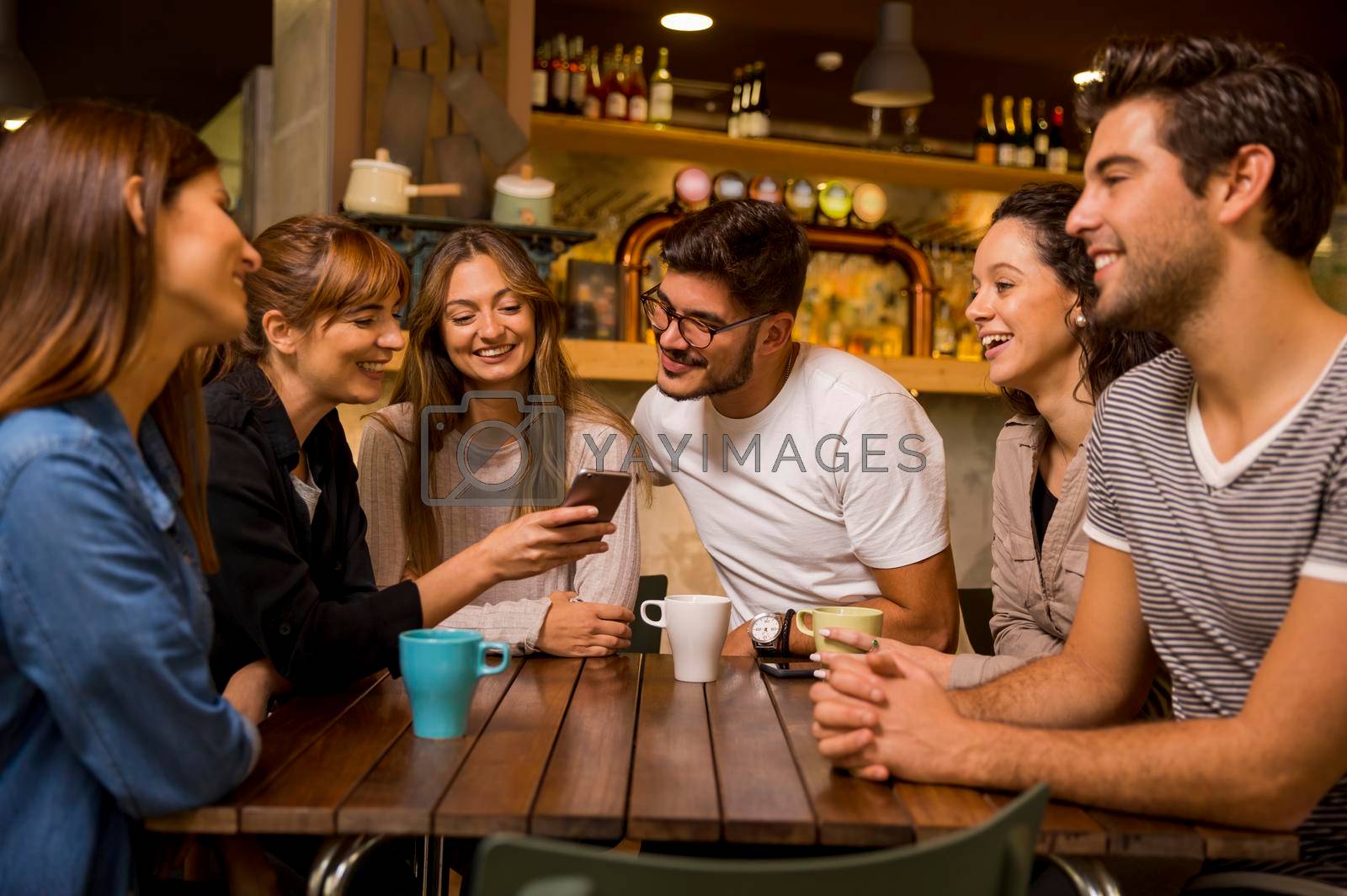 Royalty free image of Friends at the cafe  by Iko
