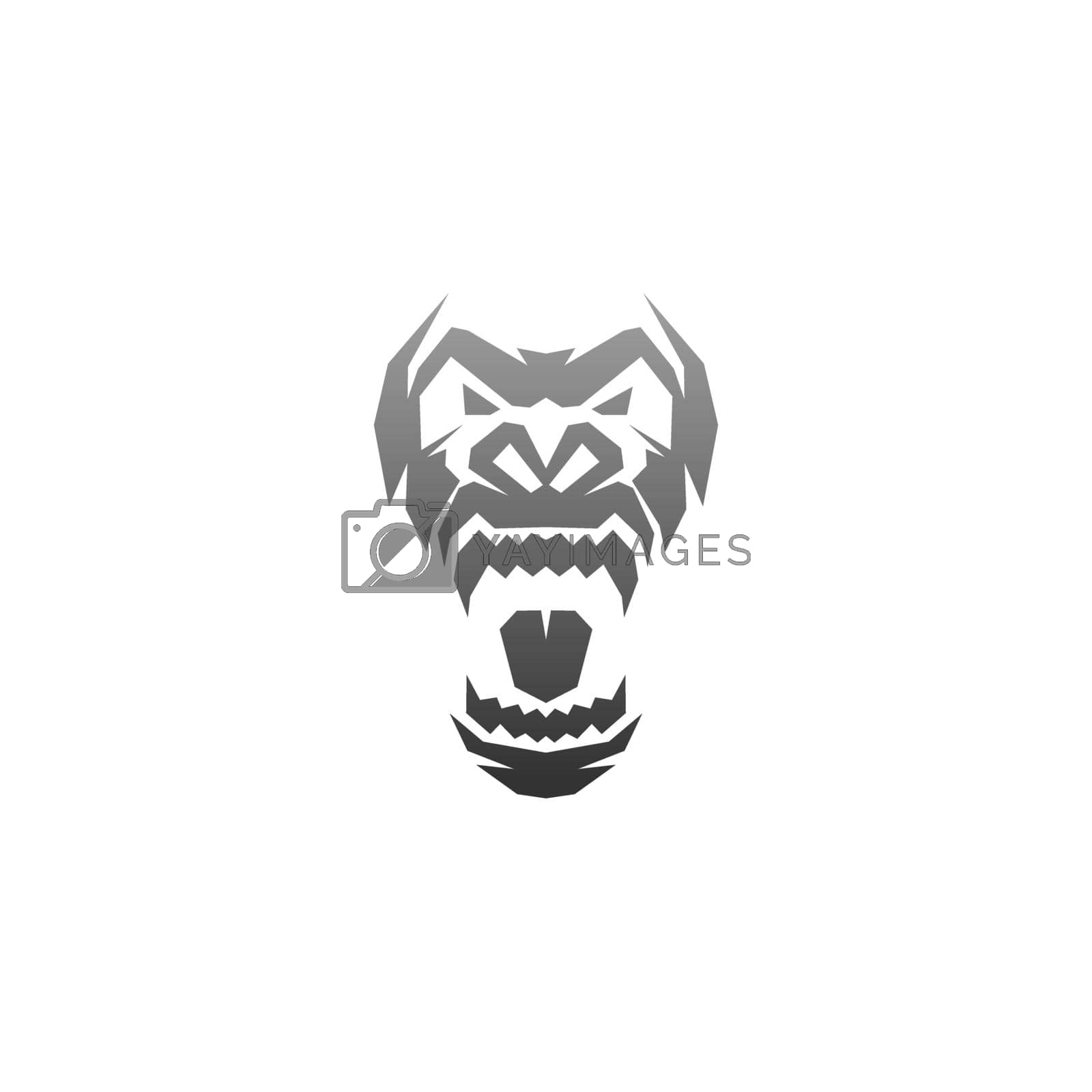 Royalty free image of Gorilla logo design vector icon template by bellaxbudhong3