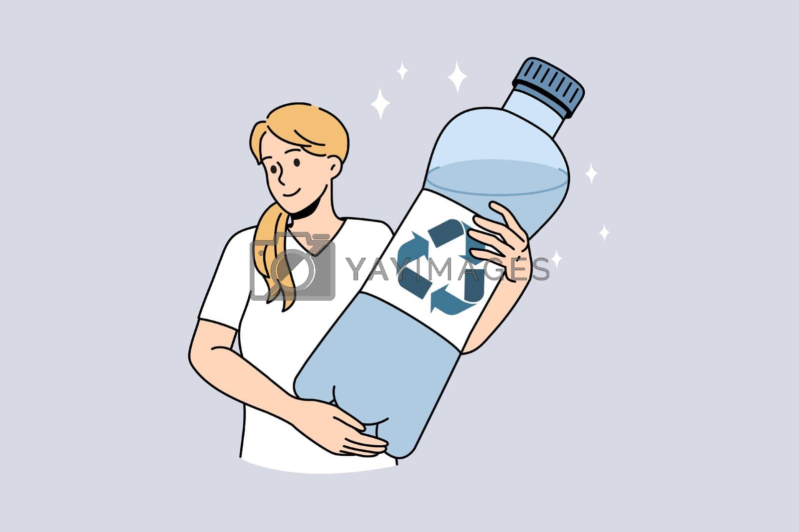 Royalty free image of Pure water and recycling concept by VECTORIUM