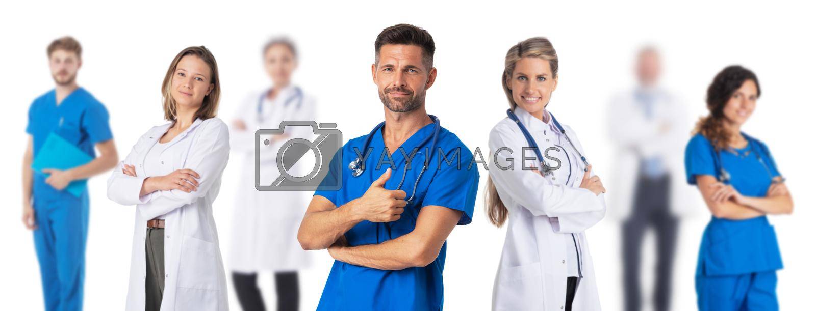 Royalty free image of Group of medical doctors by ALotOfPeople