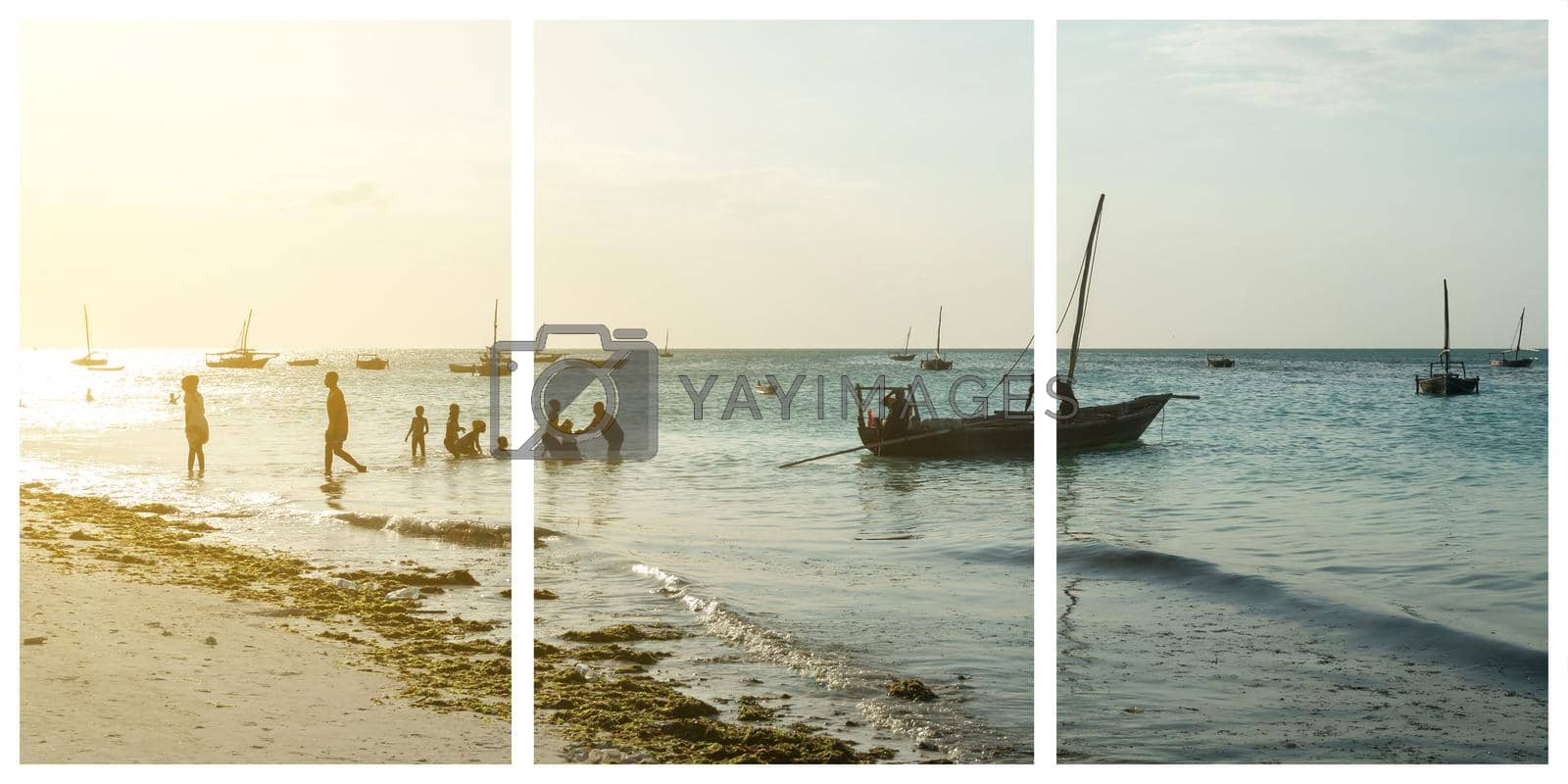 Royalty free image of Beatiful sea view collage by tan4ikk1