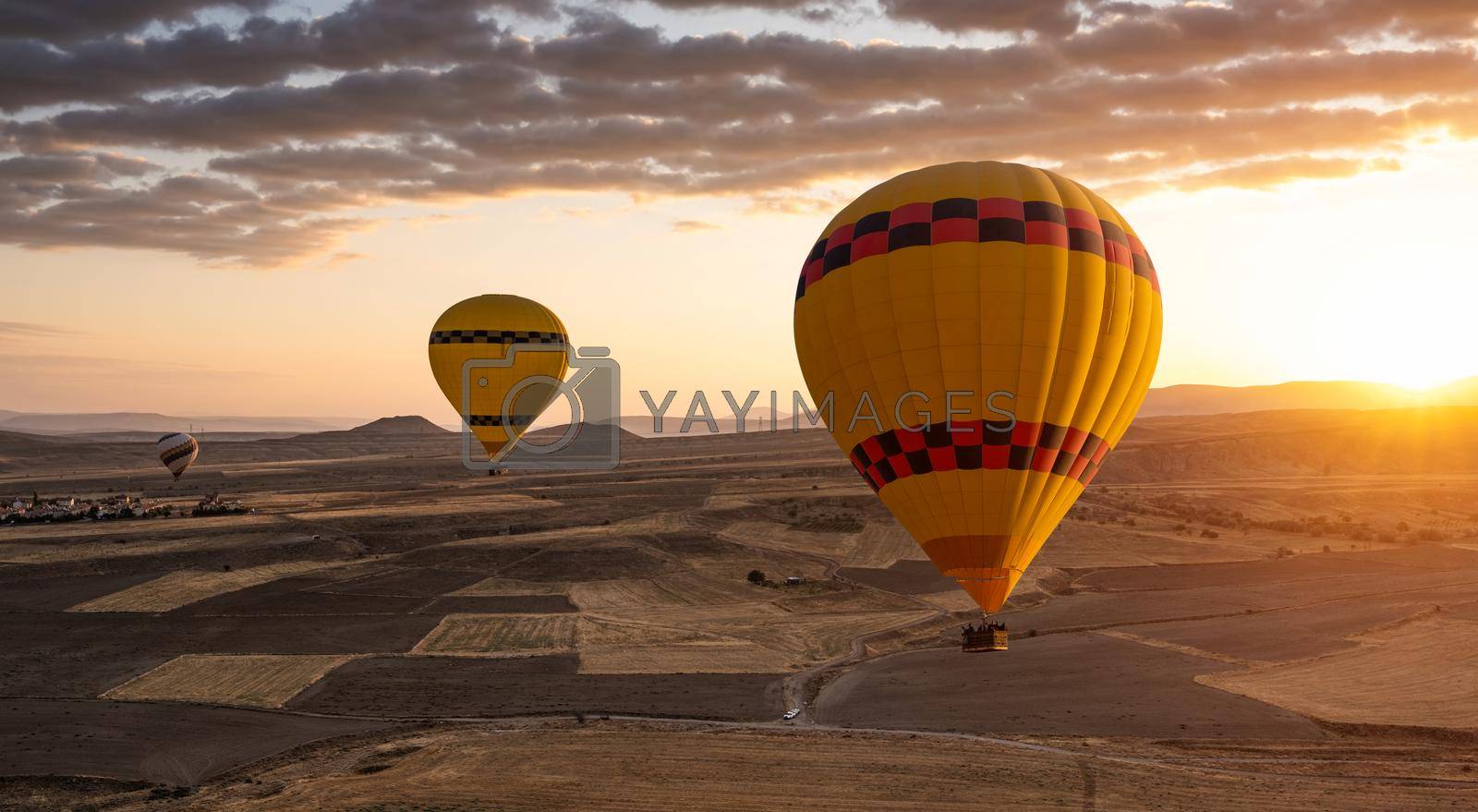 Royalty free image of Hot air balloon festival in Cappadocia, Turkey by GekaSkr