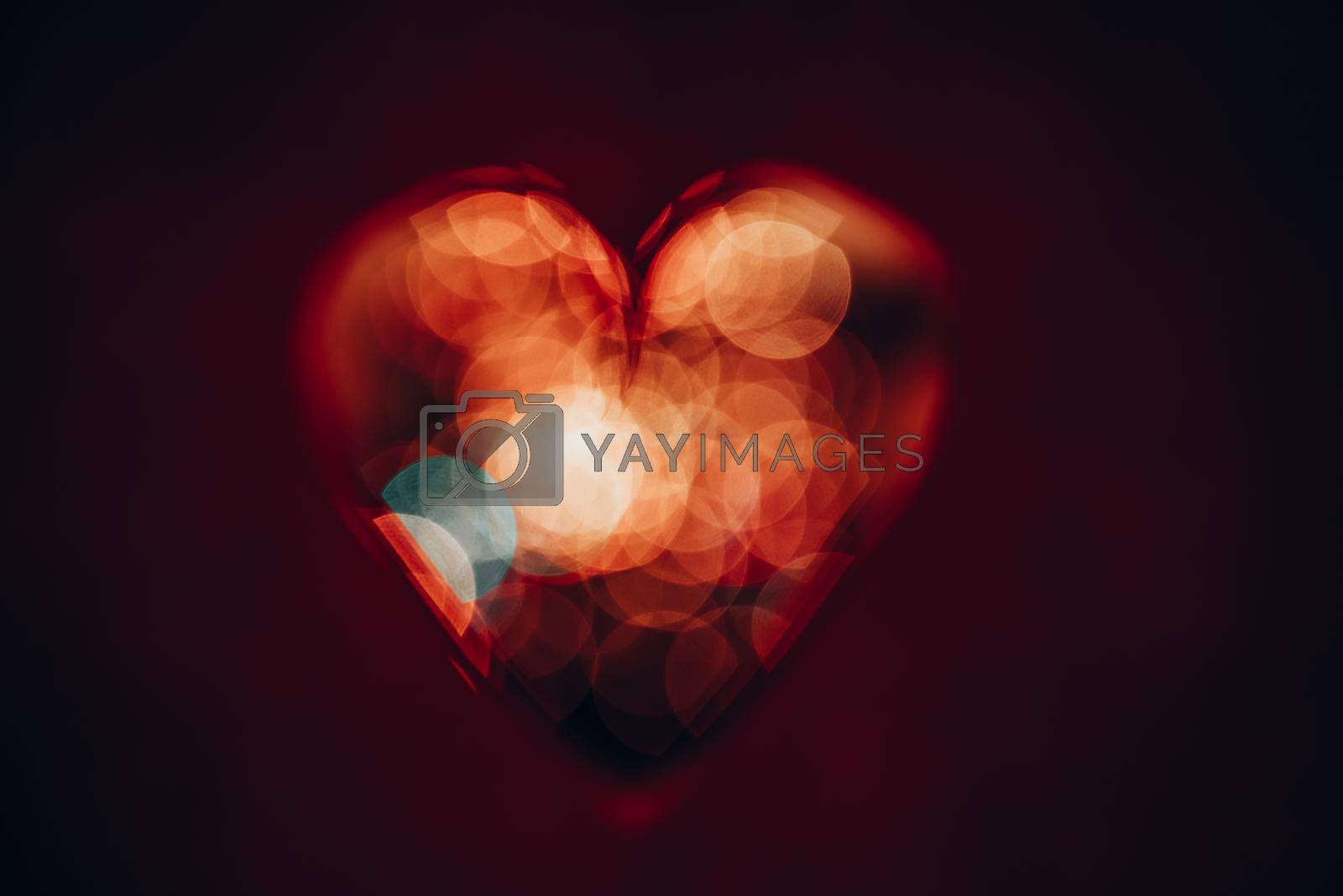 Royalty free image of Red Heart Background by Anna_Omelchenko