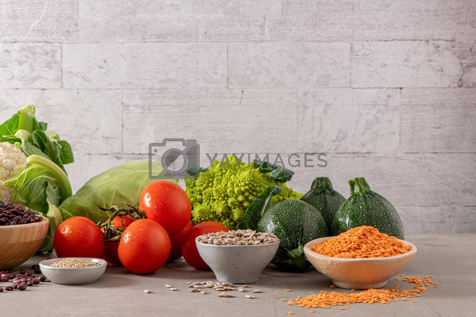 Royalty free image of Healthy food selection by homydesign