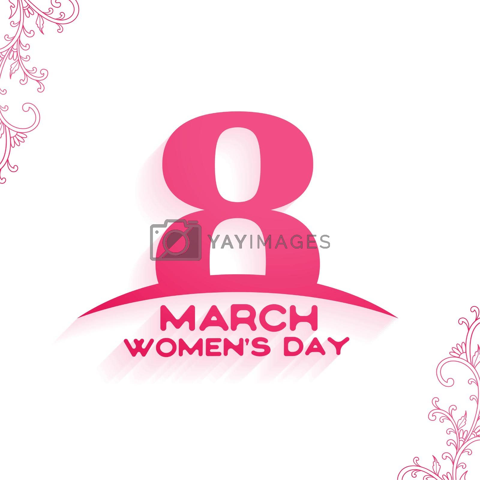 8th march international womens day celebration card