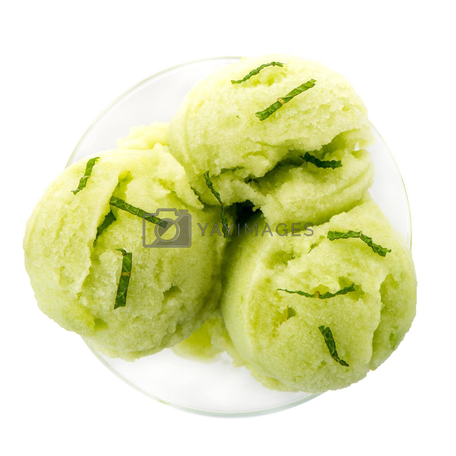 Royalty free image of Melon flavored ice-cream by homydesign