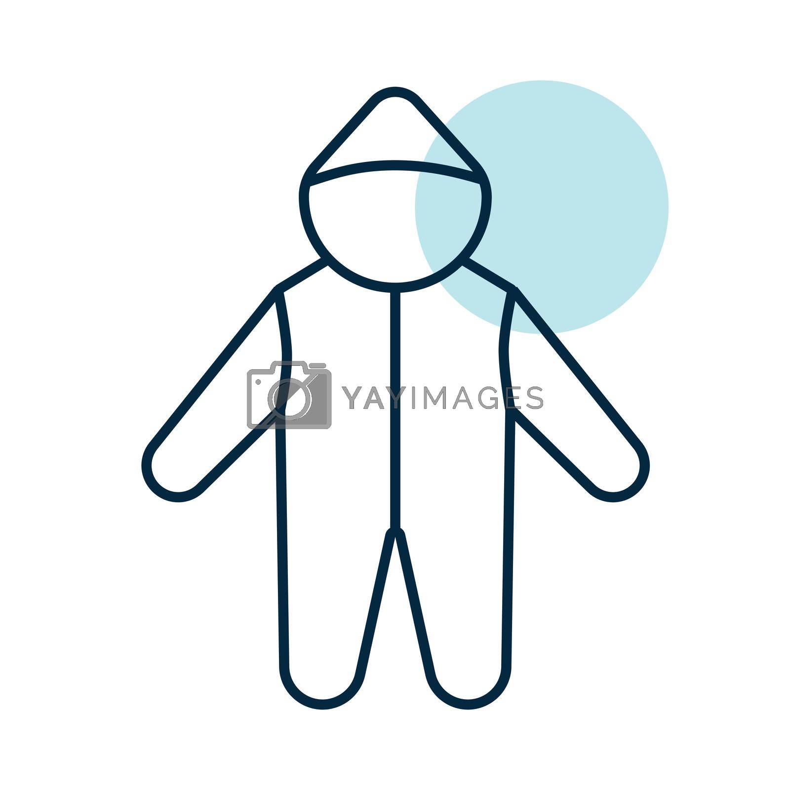 Baby bodysuit isolated vector icon. Baby Romper. Graph symbol for children and newborn babies web site and apps design, logo, app, UI