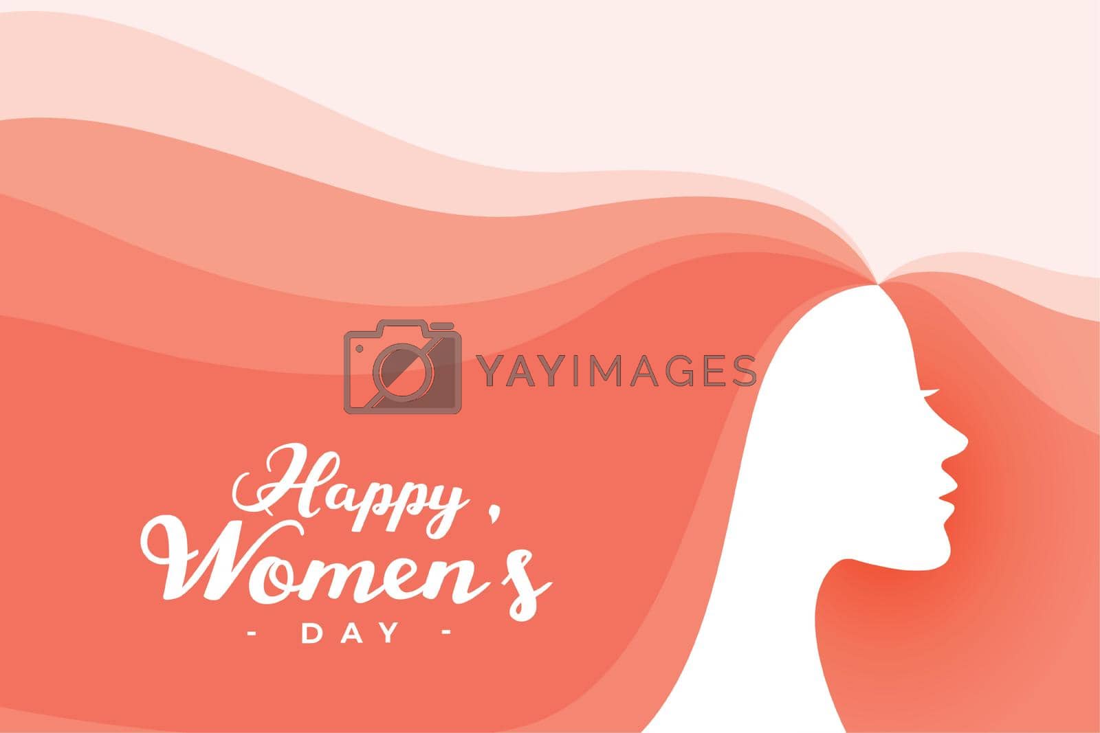 happy womens day attractive celebration card design