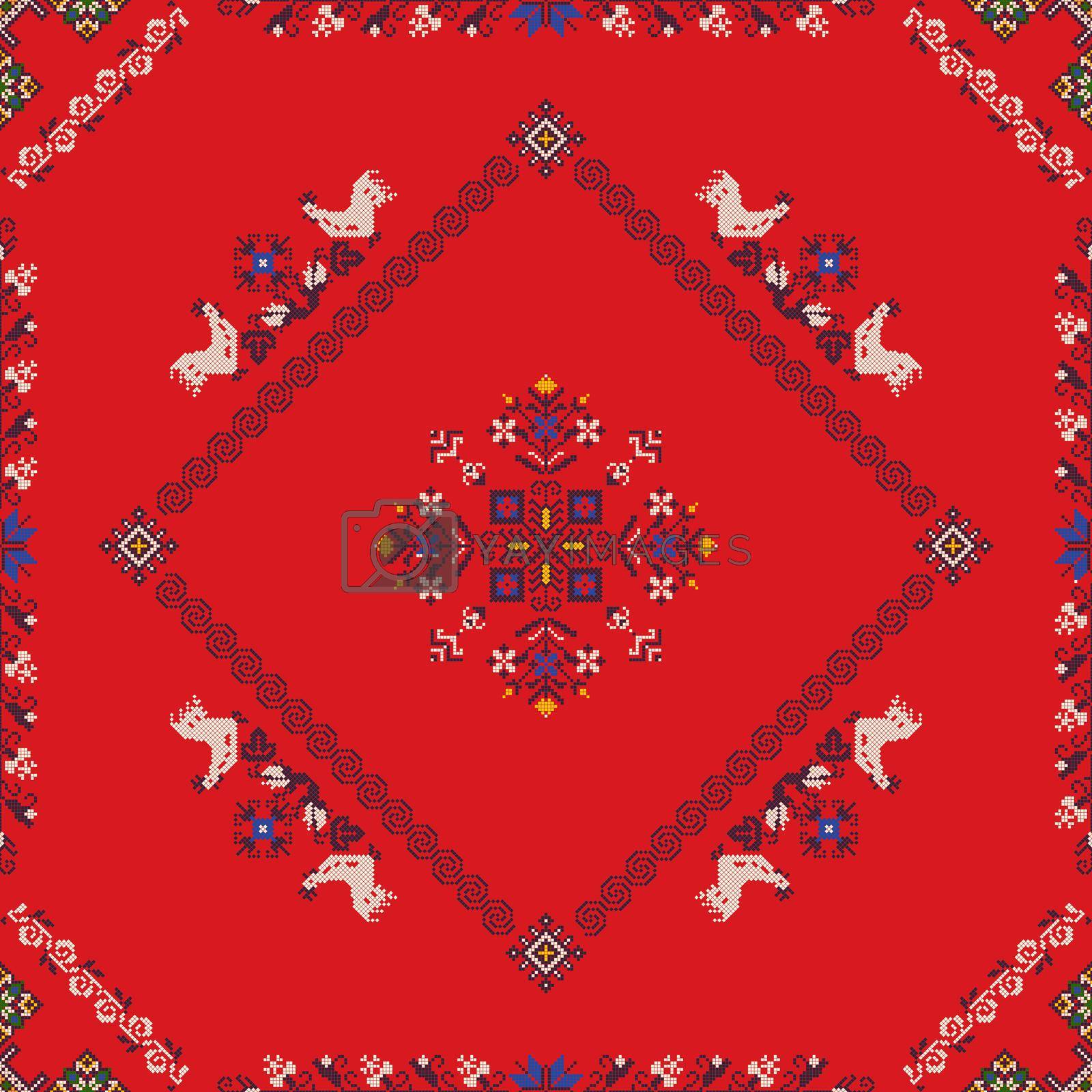 Royalty free image of Ukrainian embroidery pattern 98 by Lirch
