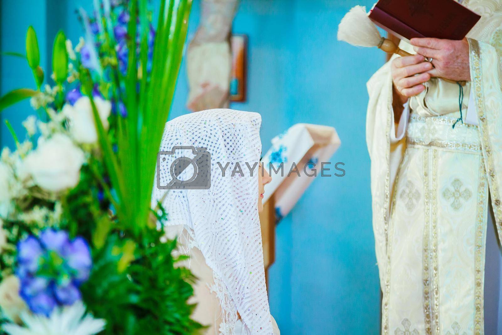 Royalty free image of Bride Wedding Church by ungvar
