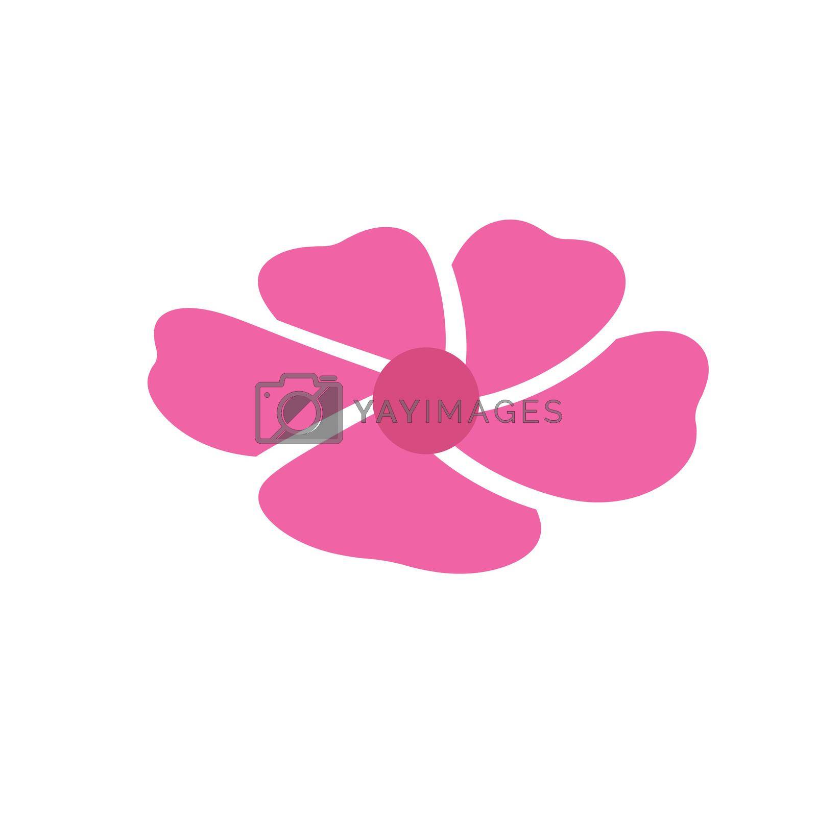 Royalty free image of Plumeria Logo Template vector symbol by Redgraphic