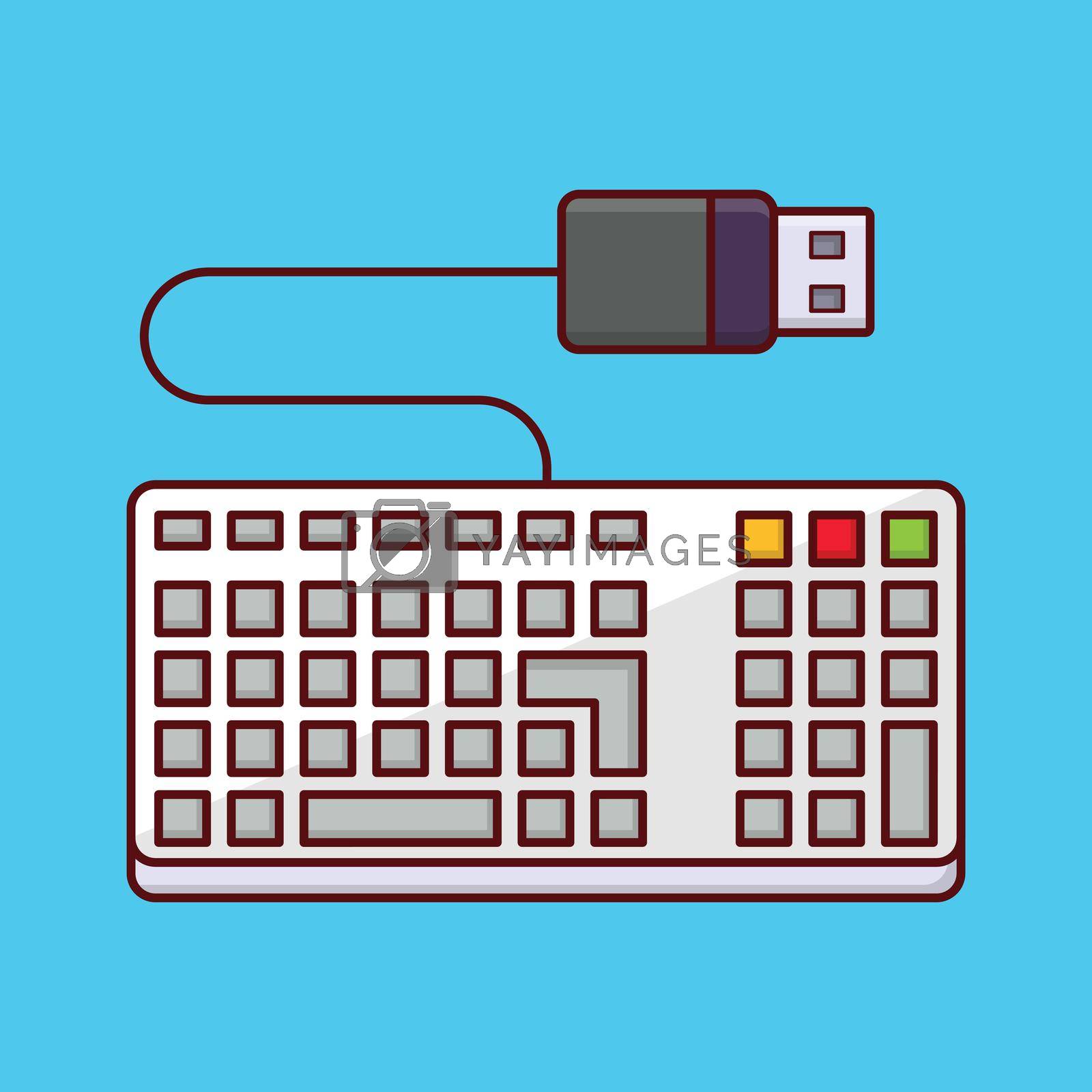 Royalty free image of keyboard by FlaticonsDesign