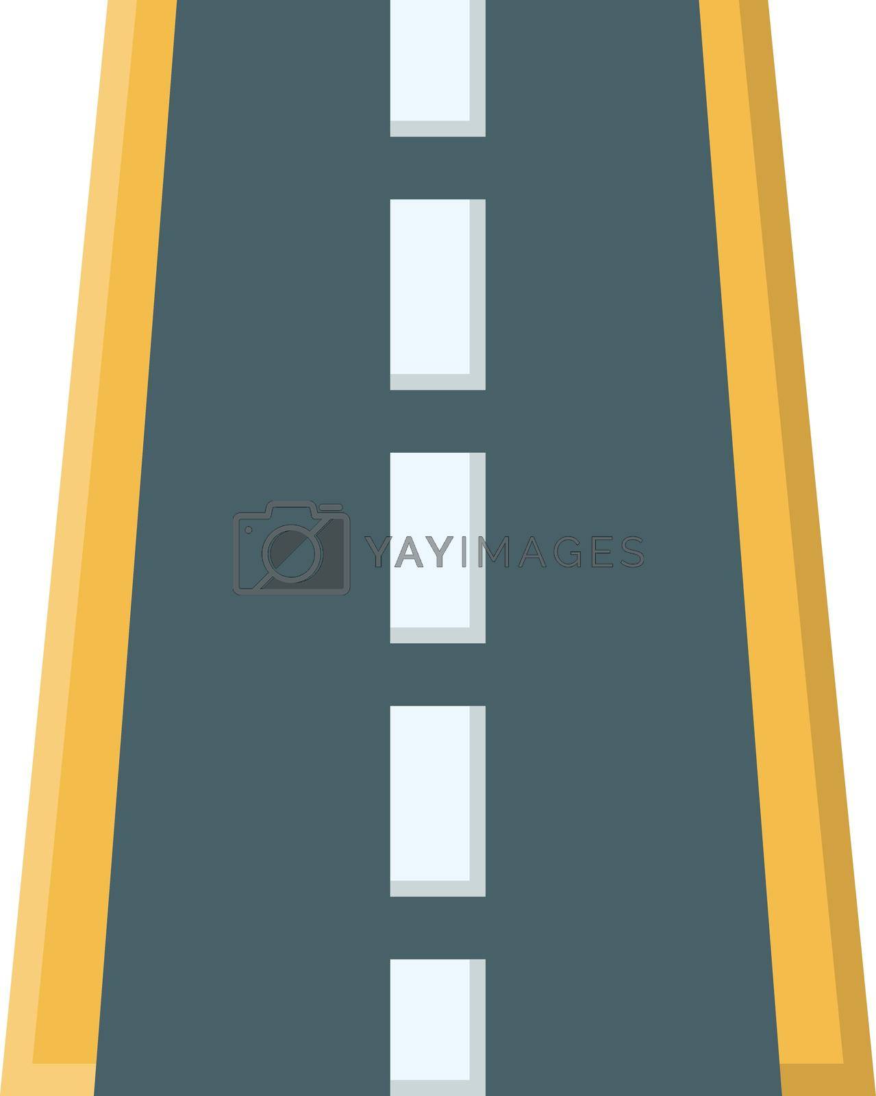 road Vector illustration on a transparent background.Premium quality symmbols.Vector line flat icon for concept and graphic design.

